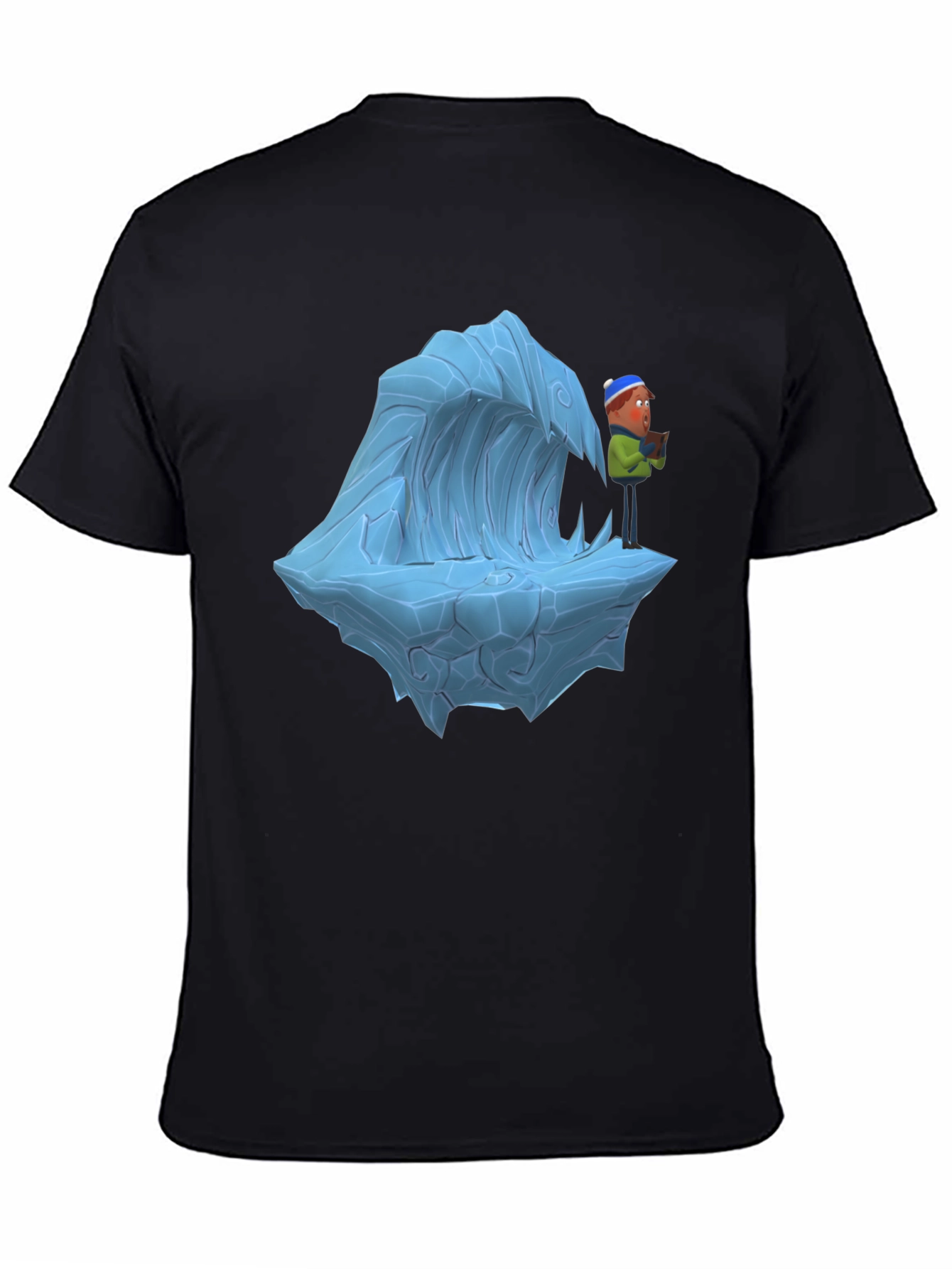Cartoon Ice Wave T-Shirt