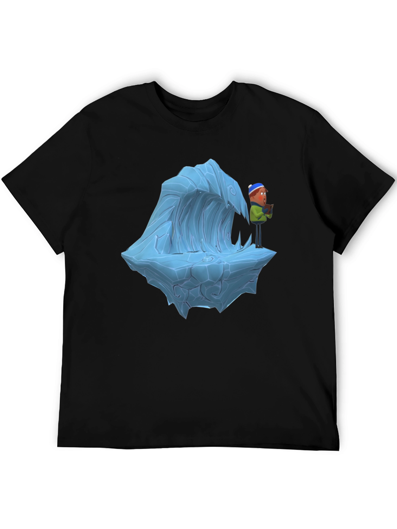Cartoon Ice Wave T-Shirt