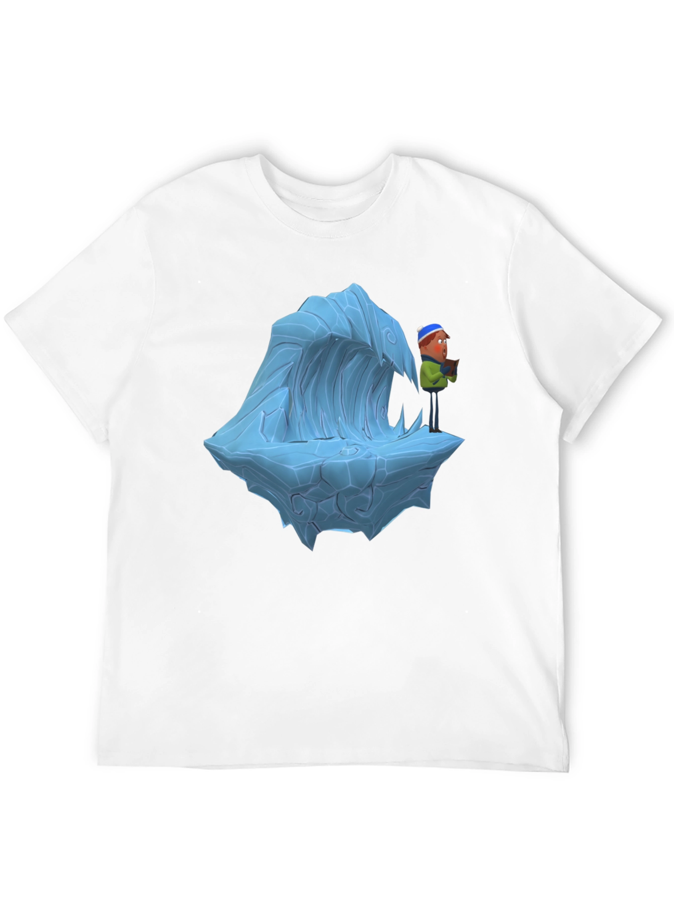 Cartoon Ice Wave T-Shirt