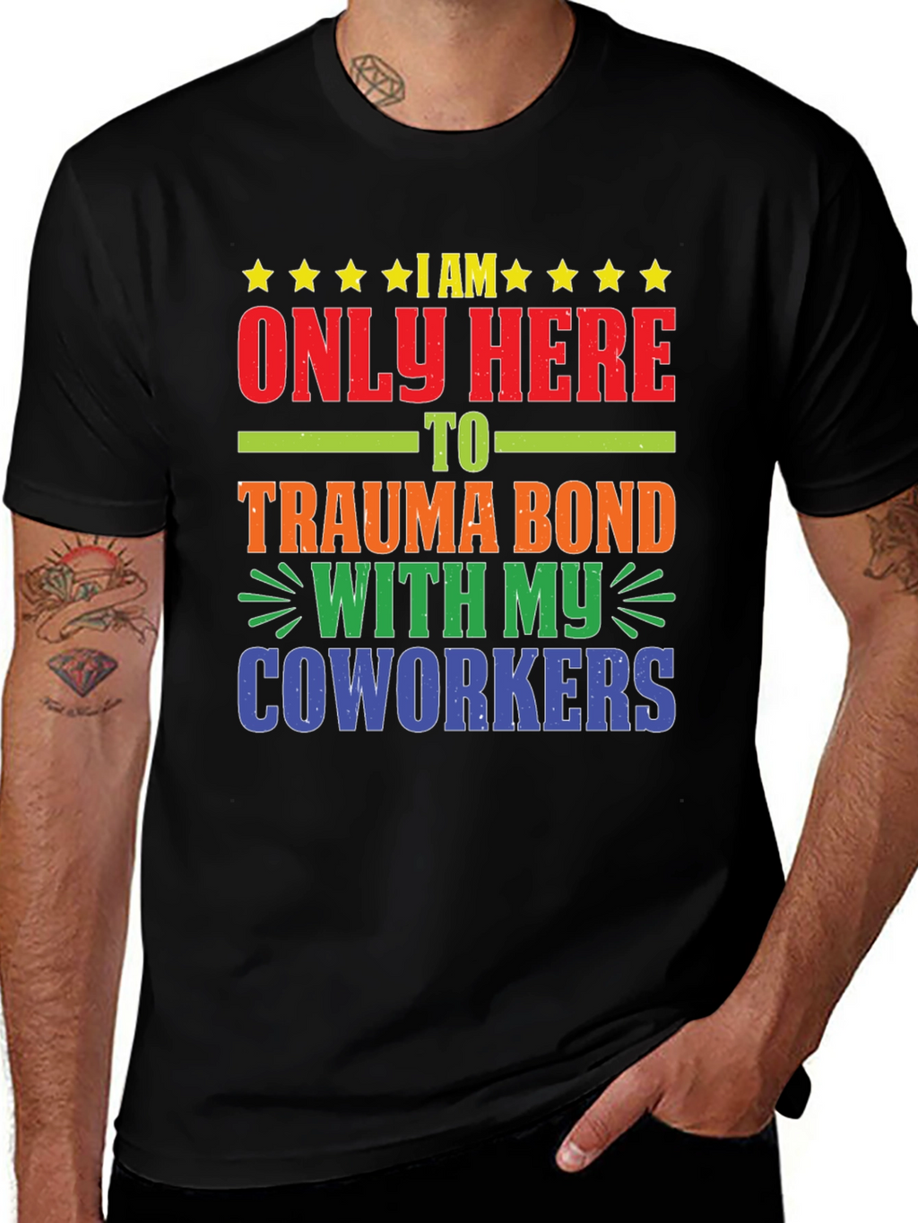 Trauma Bond Coworkers Graphic Tee