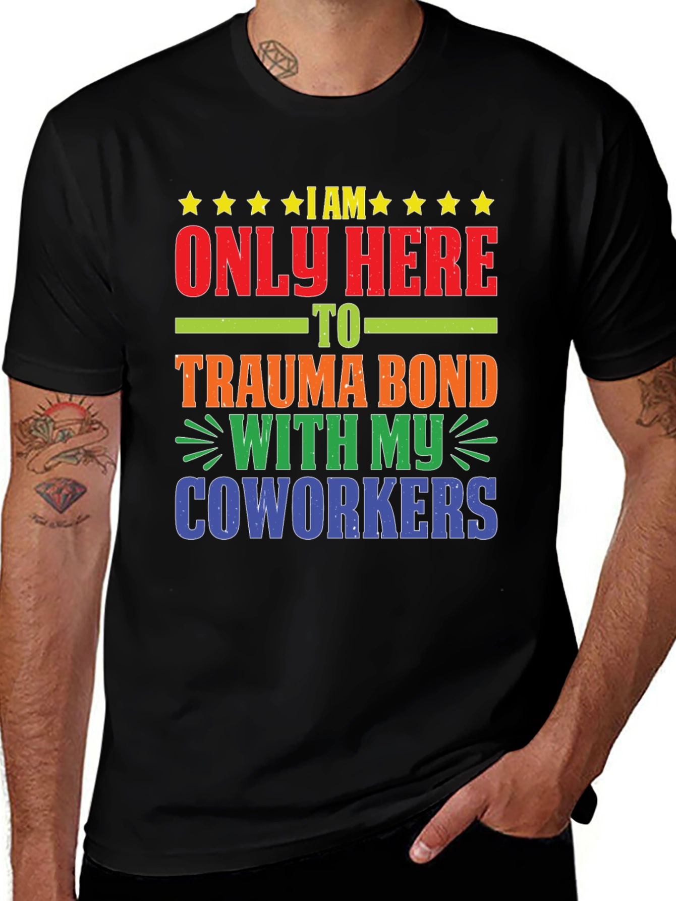 Trauma Bond Coworkers Graphic Tee