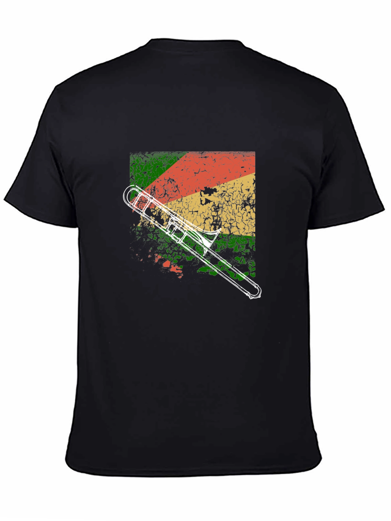 Retro Trombone T-Shirt - Vintage Style Graphic Tee