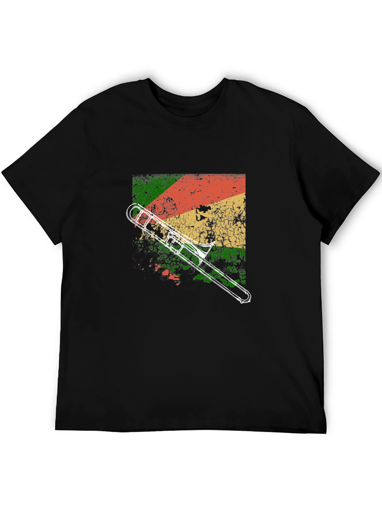 Retro Trombone T-Shirt - Vintage Style Graphic Tee