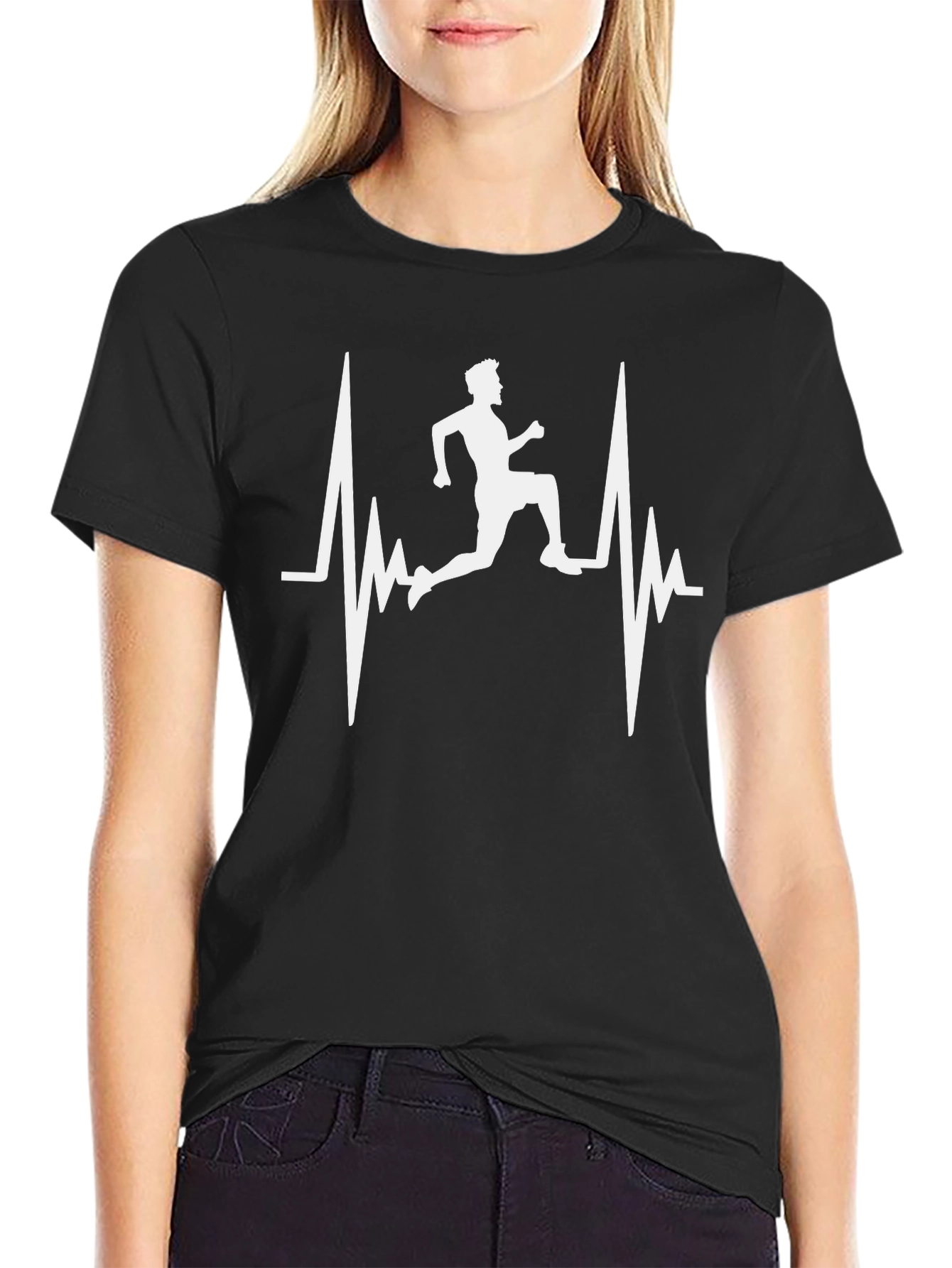 Runner Heartbeat Graphic T-Shirt