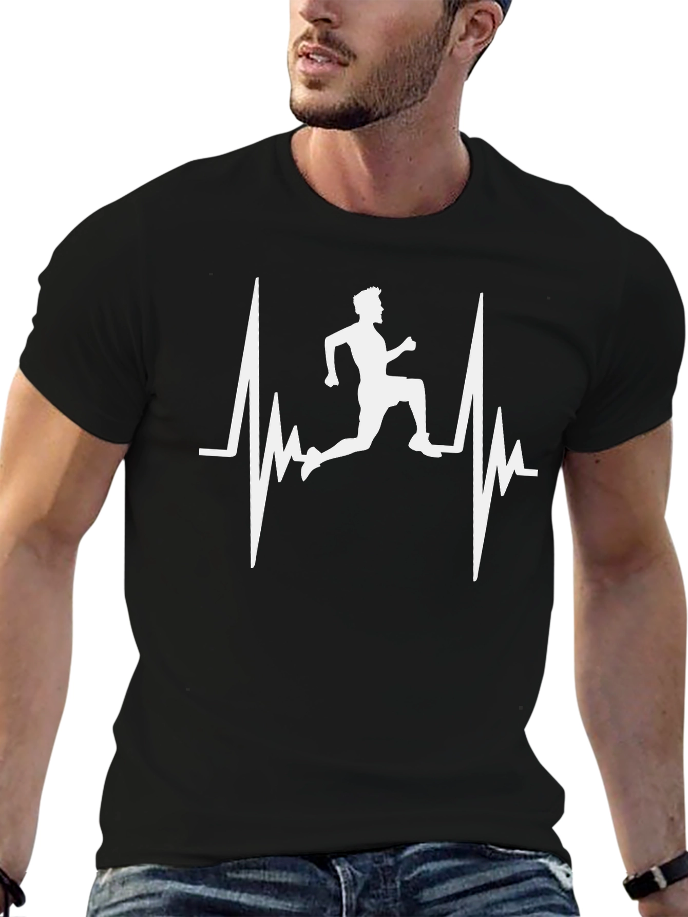 Runner Heartbeat Graphic T-Shirt