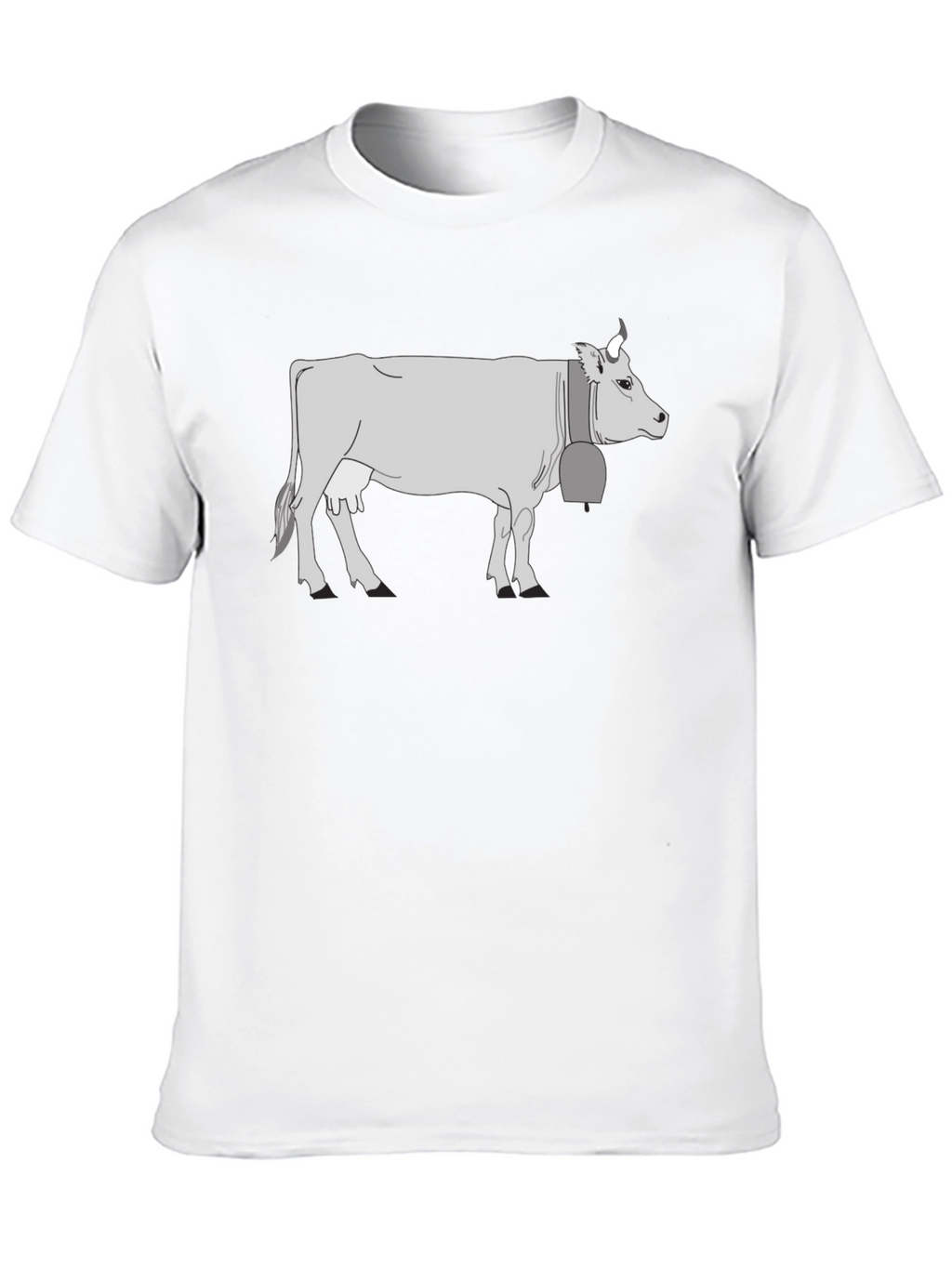 Cow Graphic T-Shirt - Black