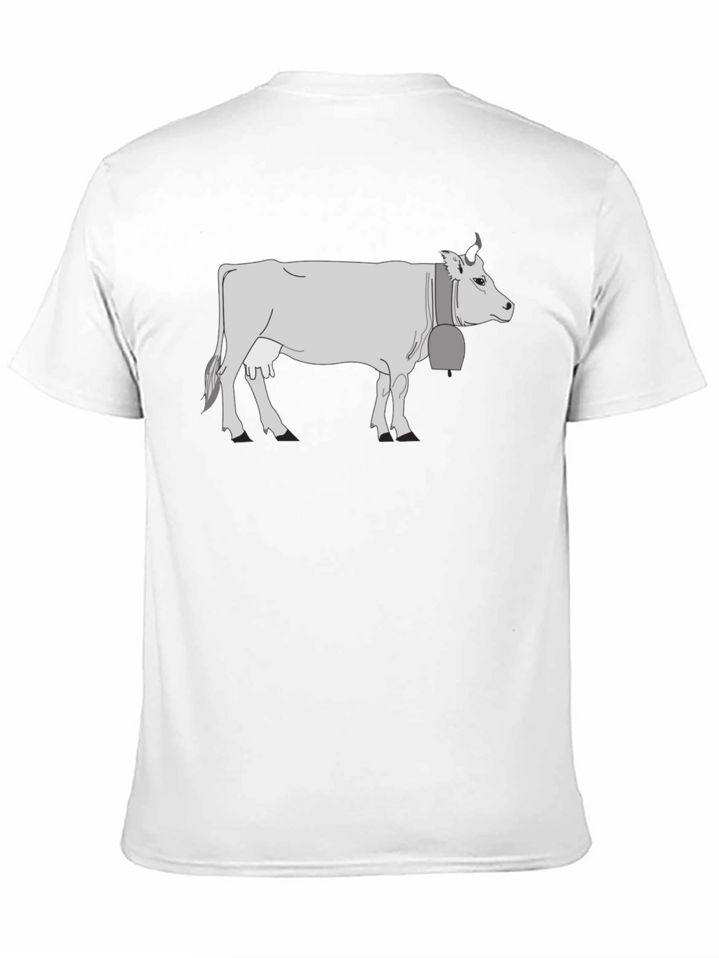 Cow Graphic T-Shirt - Black