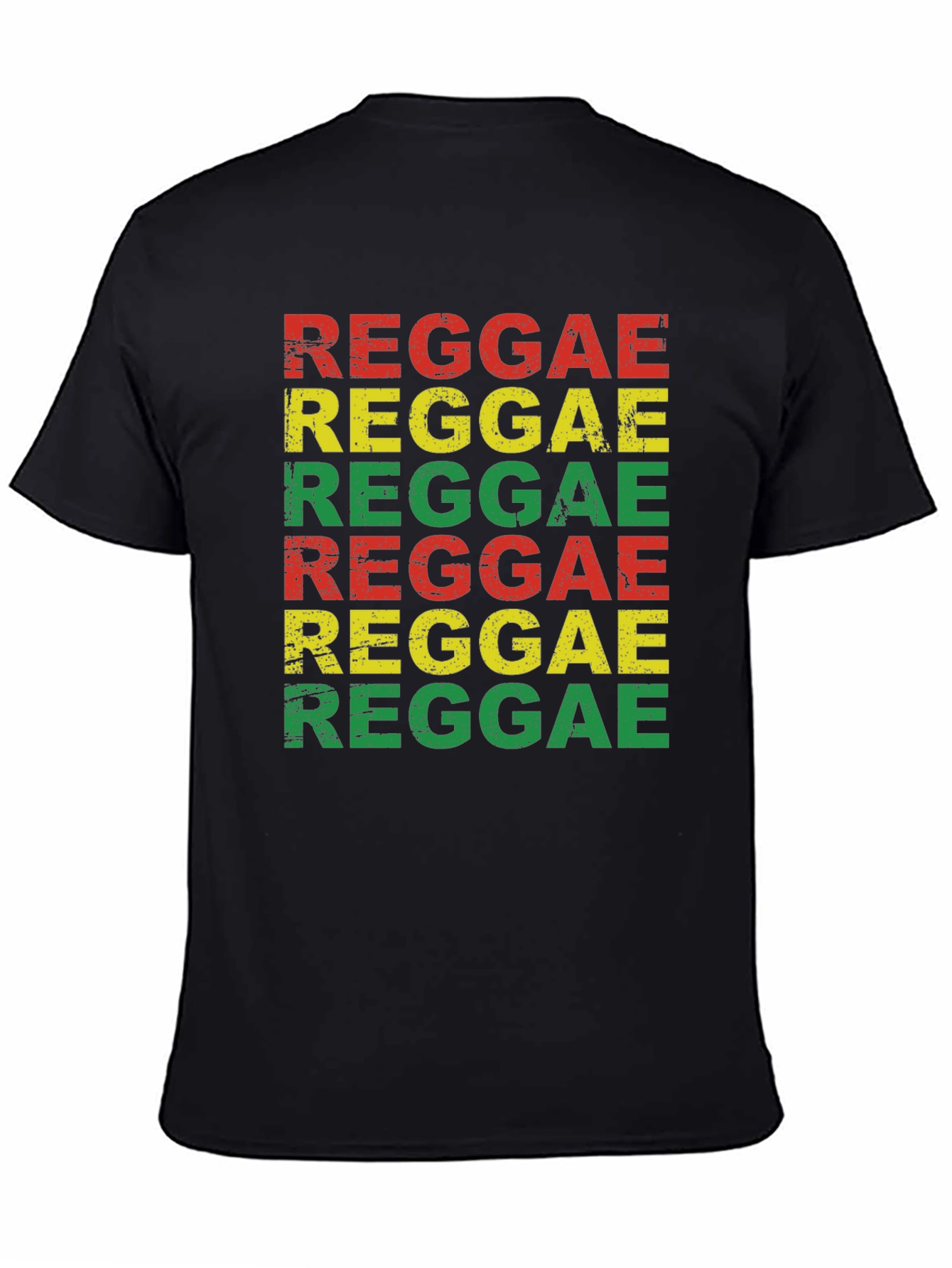 Reggae Graphic T-Shirt - Rasta Colors
