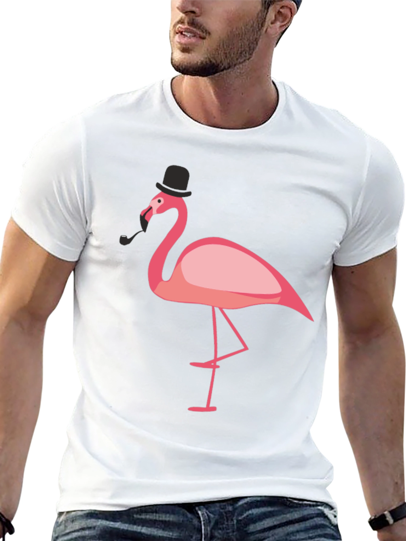 Stylish Flamingo Graphic Tee