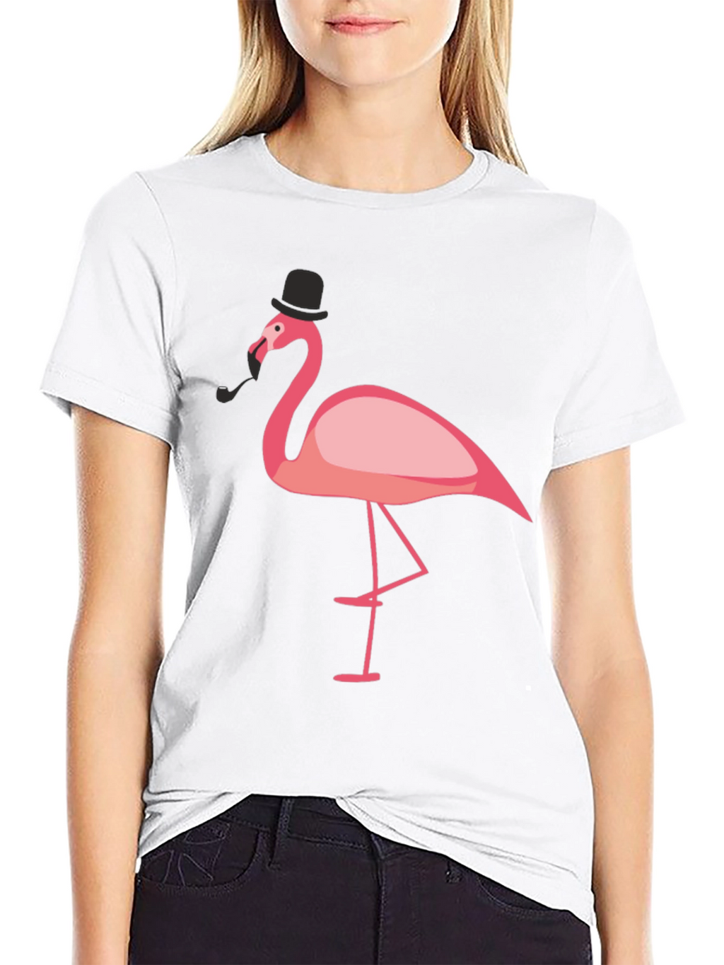 Stylish Flamingo Graphic Tee