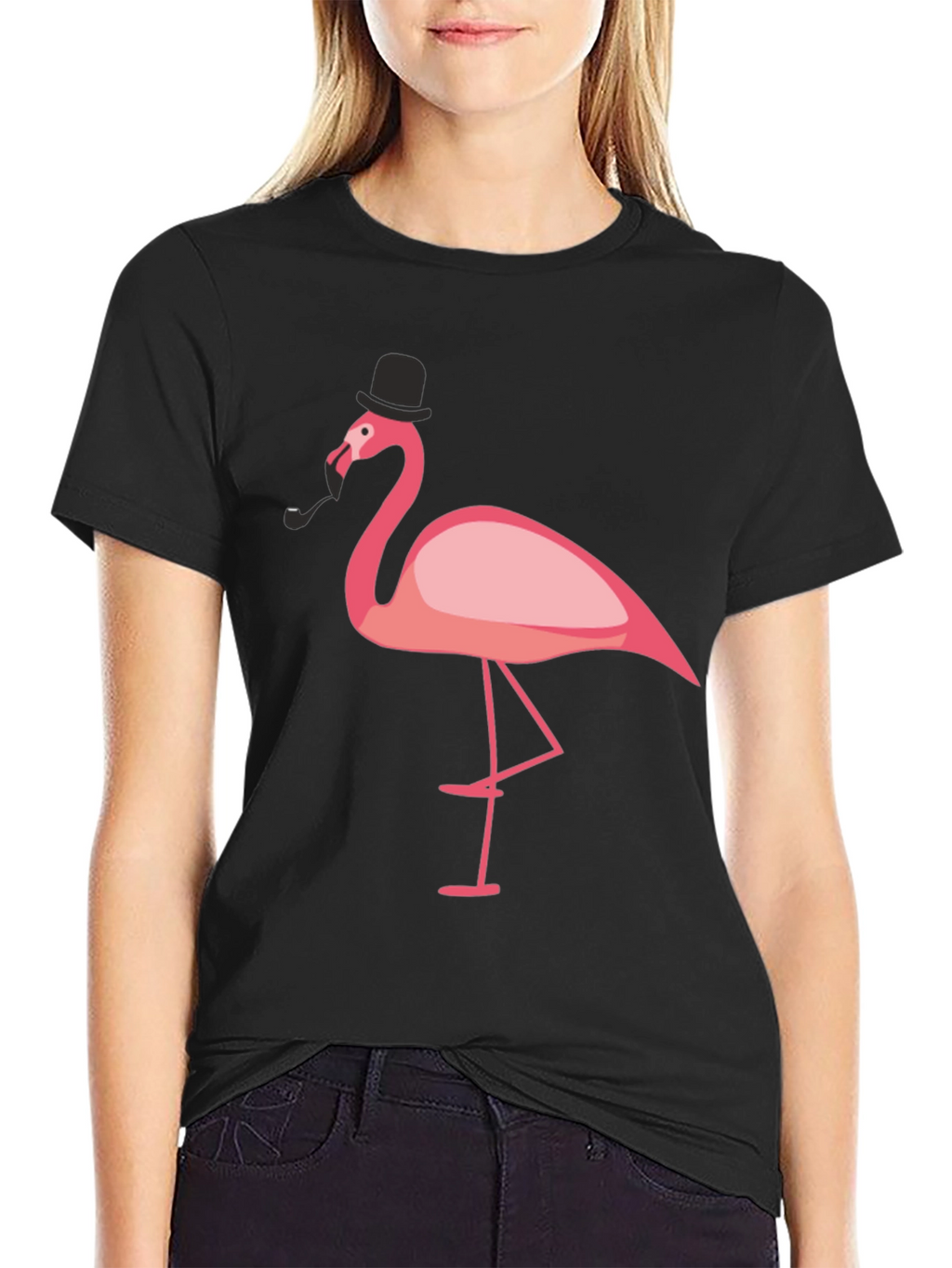 Stylish Flamingo Graphic Tee