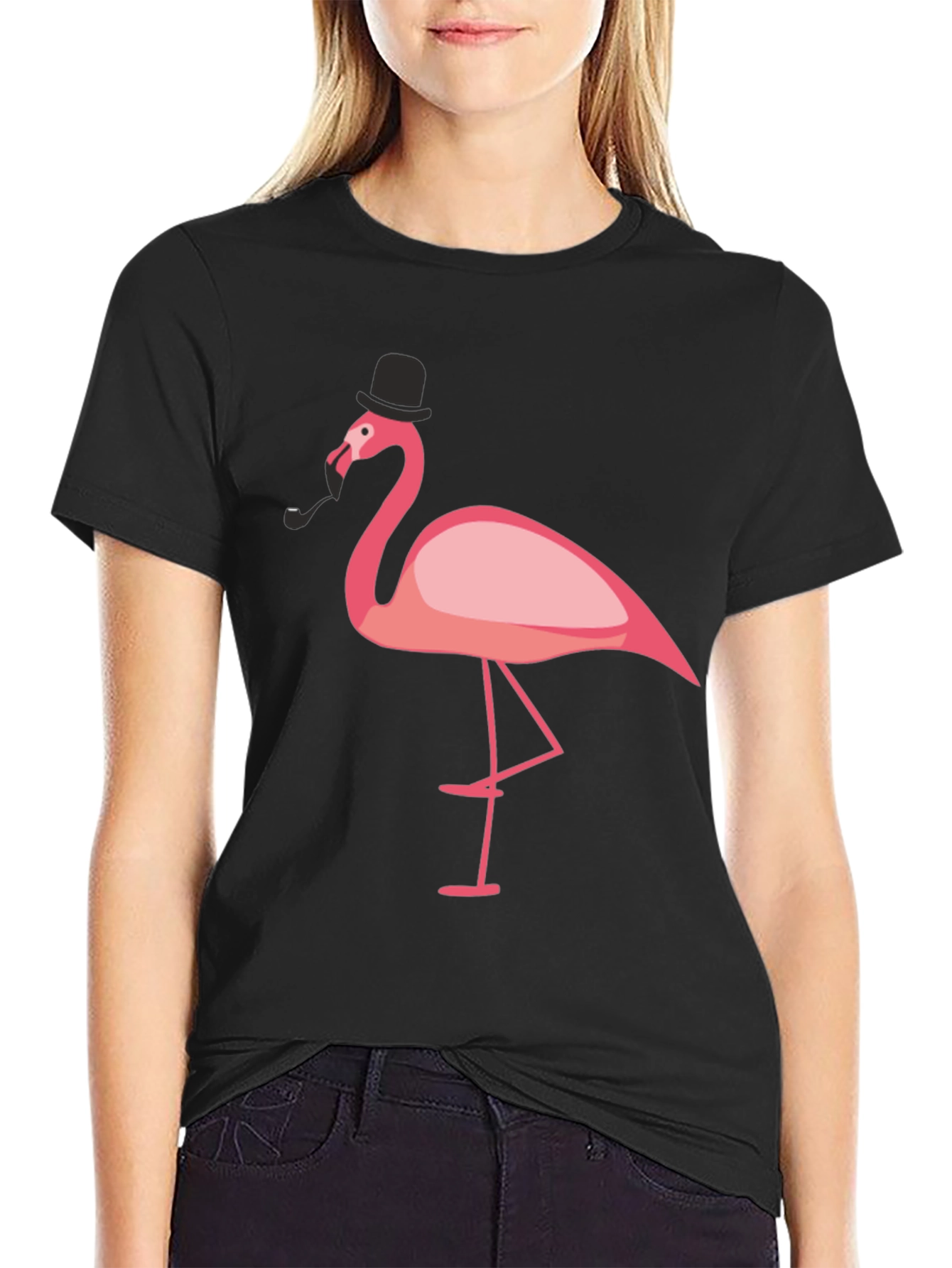 Stylish Flamingo Graphic Tee