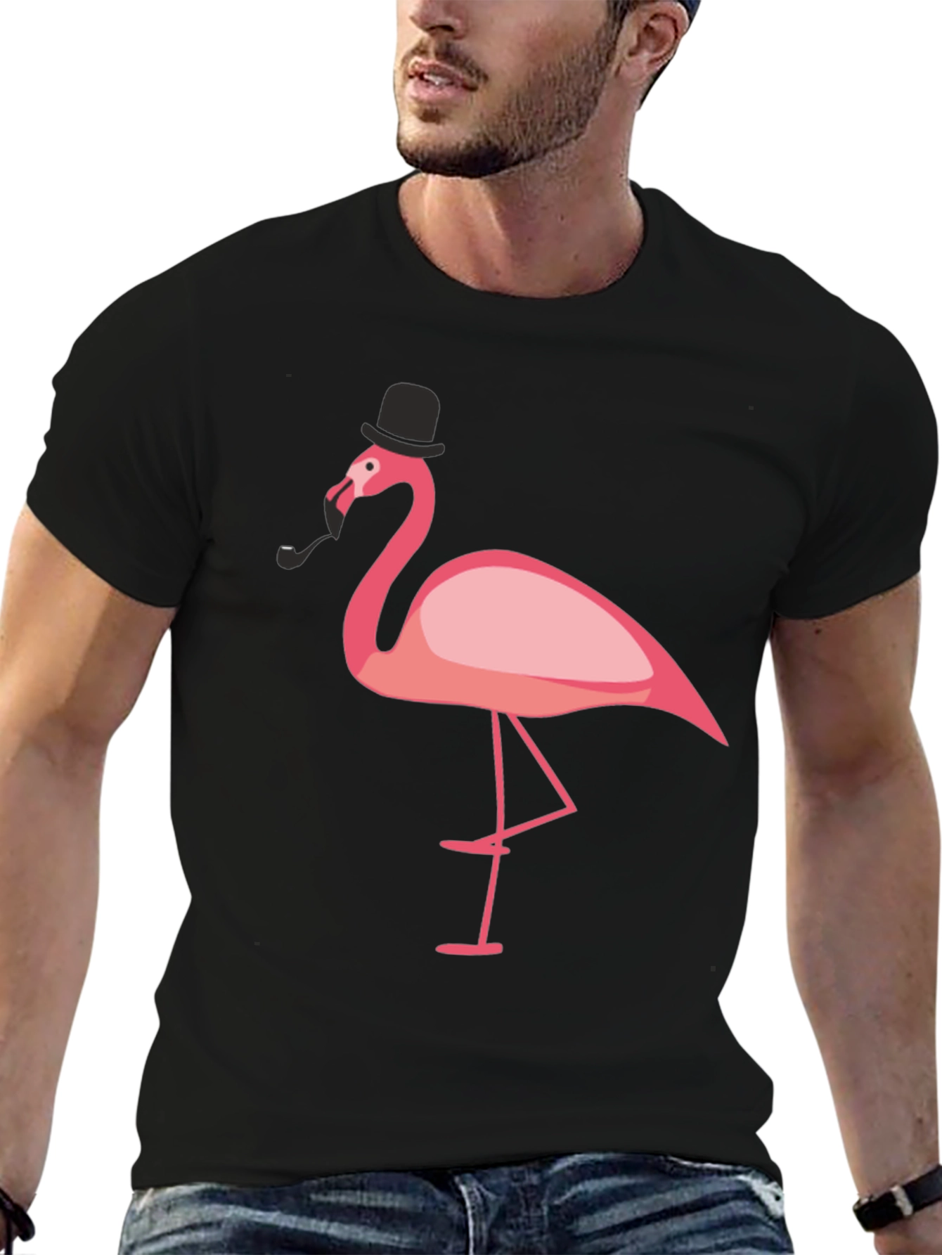 Stylish Flamingo Graphic Tee
