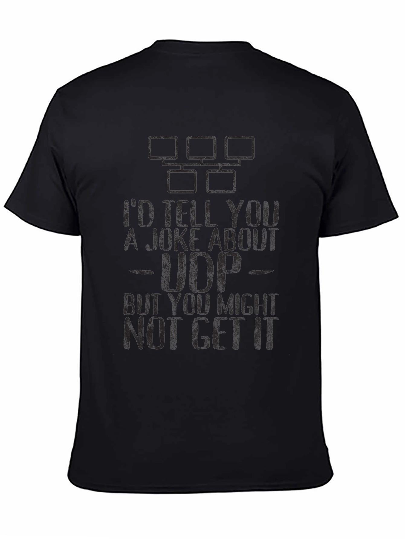 Funny IT Network Humor T-Shirt - UDP Joke Tee