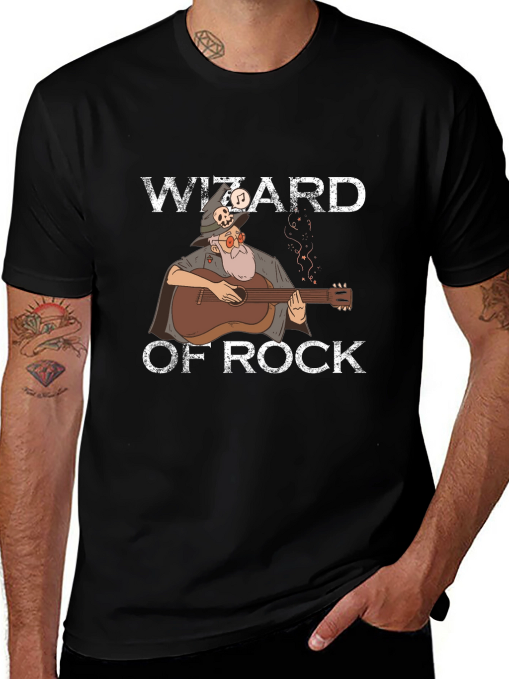 Wizard of Rock Graphic T-Shirt