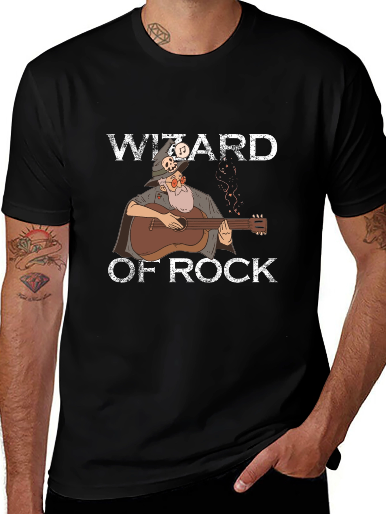 Wizard of Rock Graphic T-Shirt