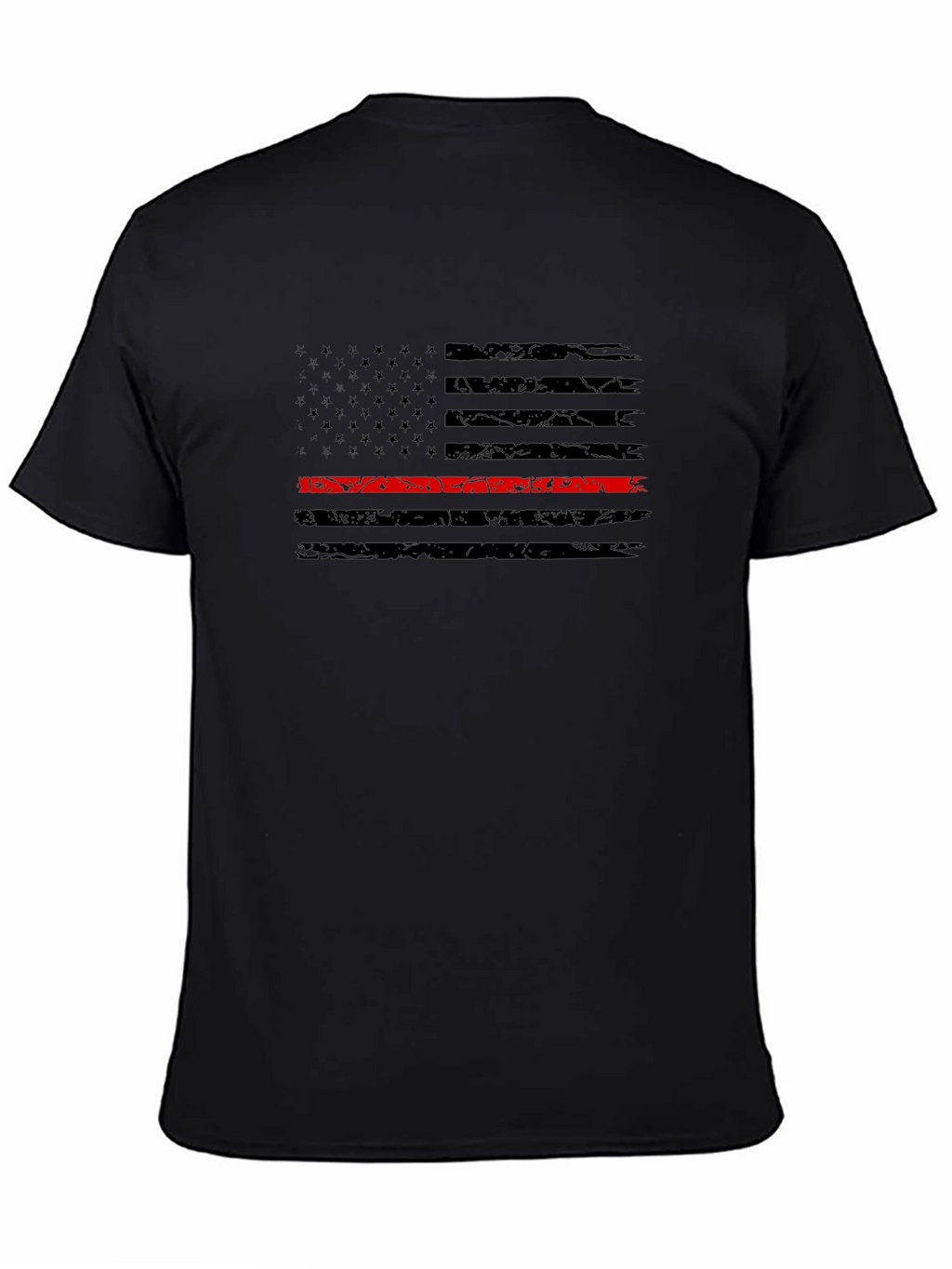 Thin Red Line American Flag Firefighter T-Shirt
