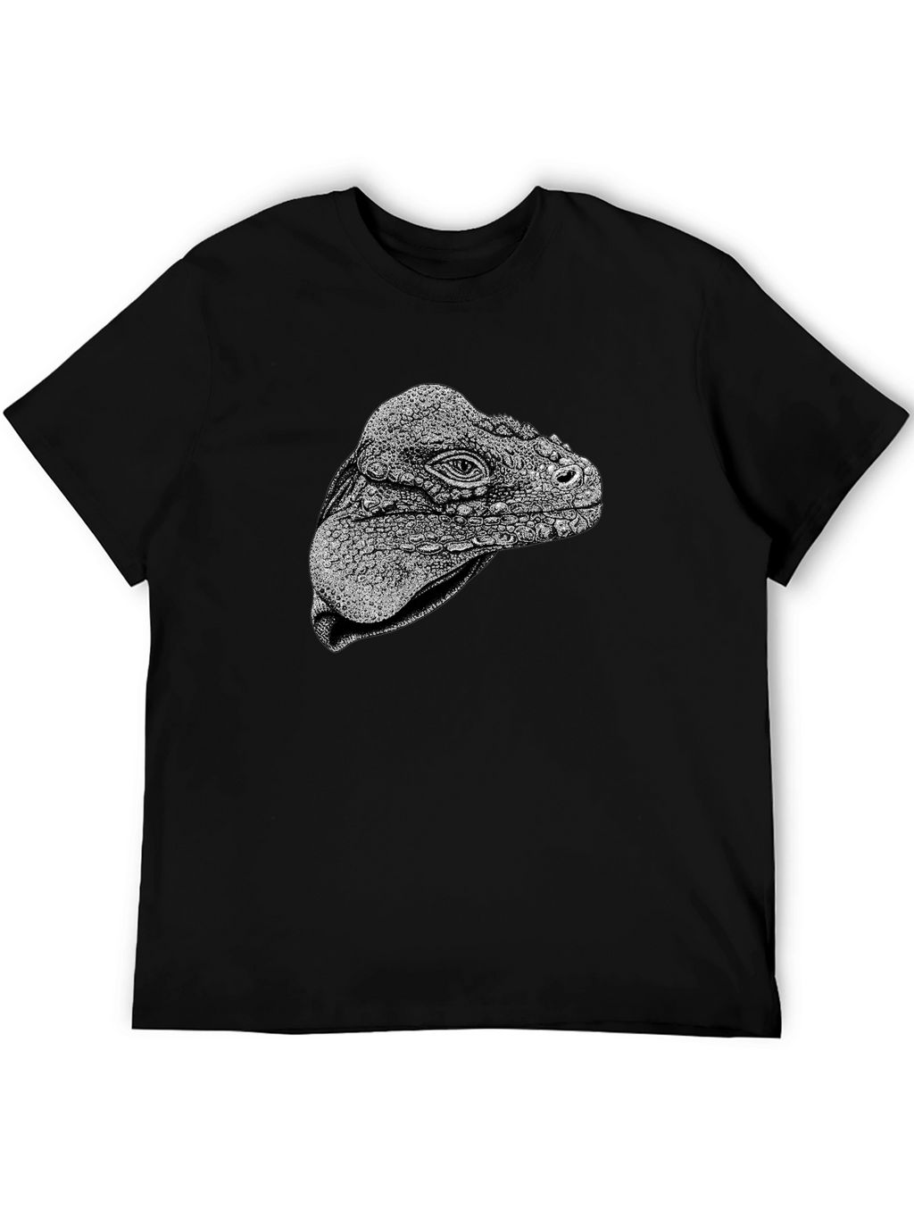 Iguana Head Graphic Tee - Unique Animal Print