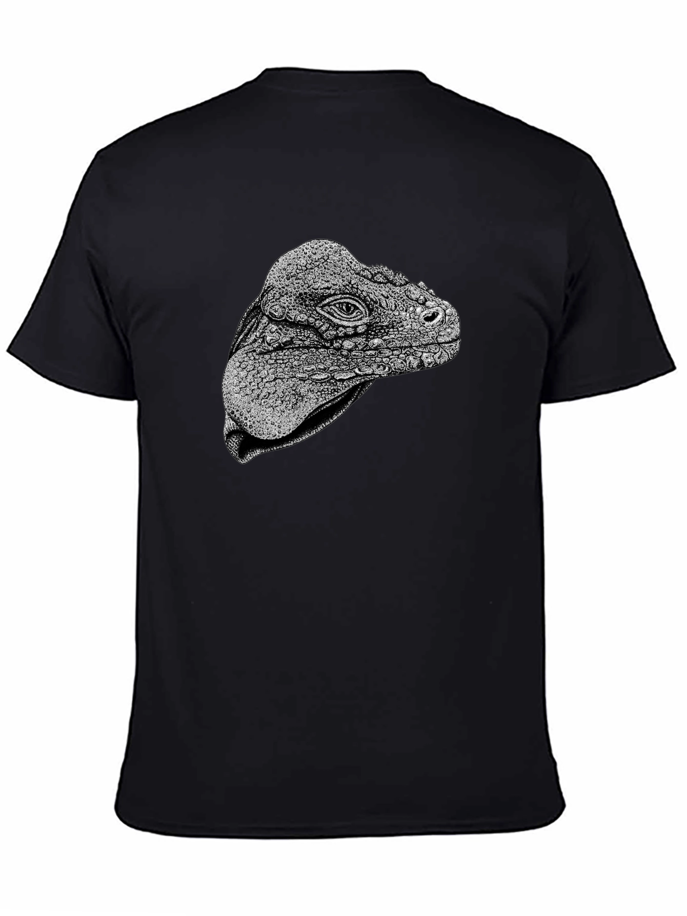 Iguana Head Graphic Tee - Unique Animal Print