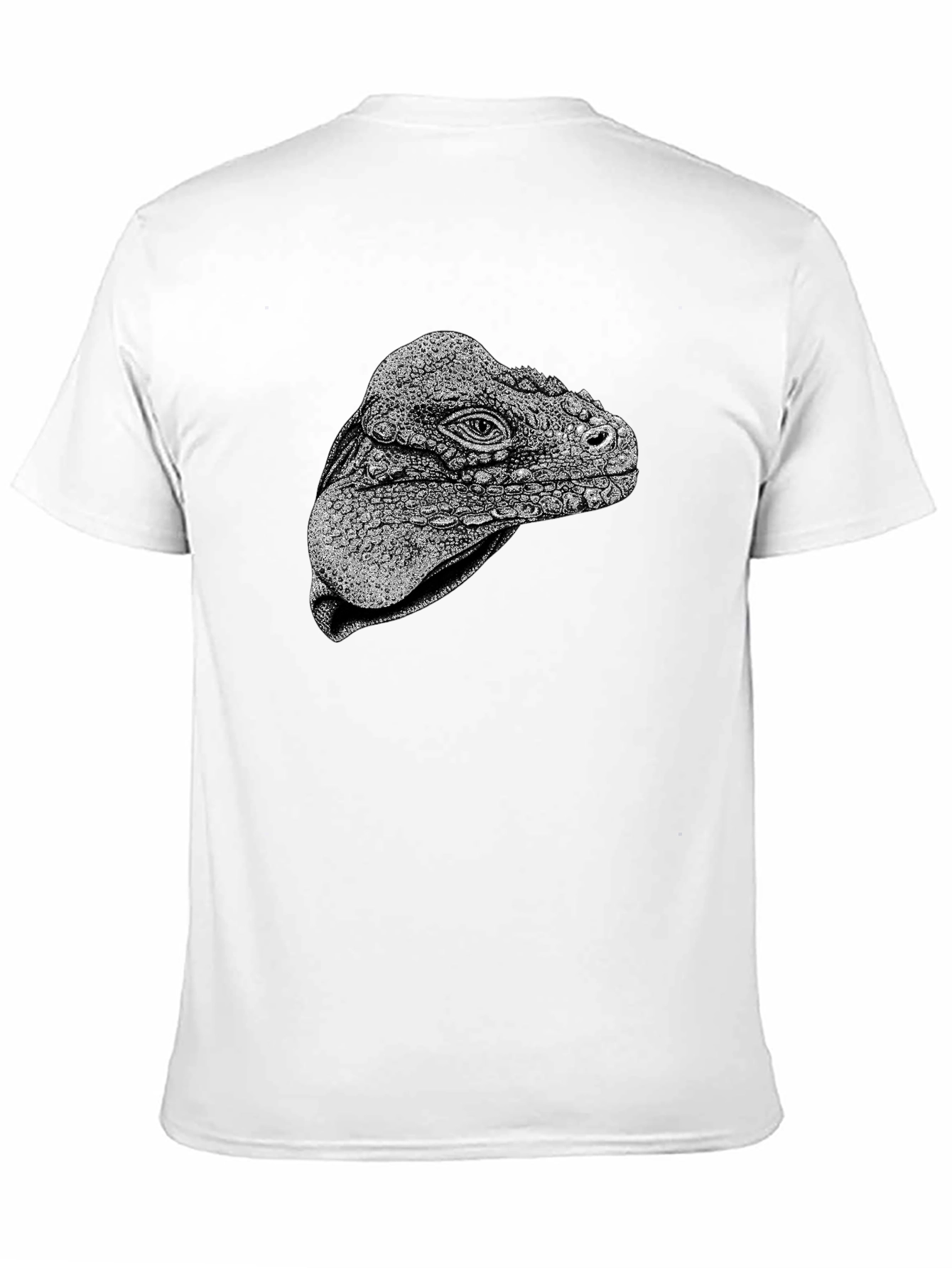 Iguana Head Graphic Tee - Unique Animal Print