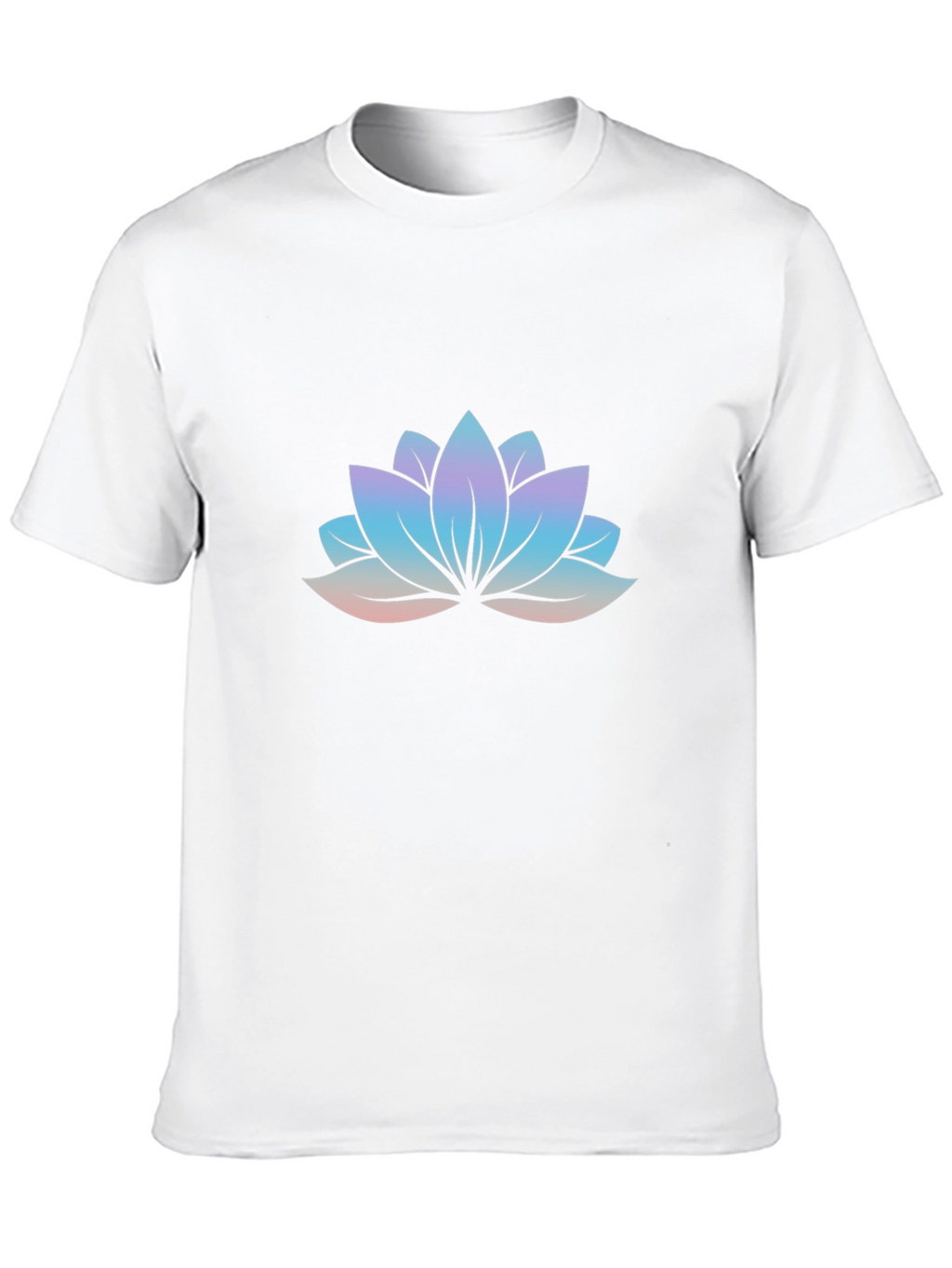 Lotus Flower Graphic Tee - Soft Black Cotton Shirt