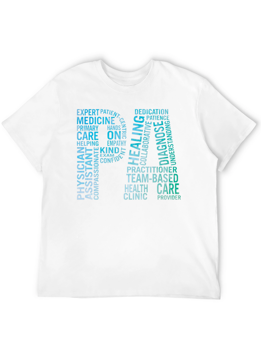 RN Word Cloud T-Shirt - Medical Professional Tee