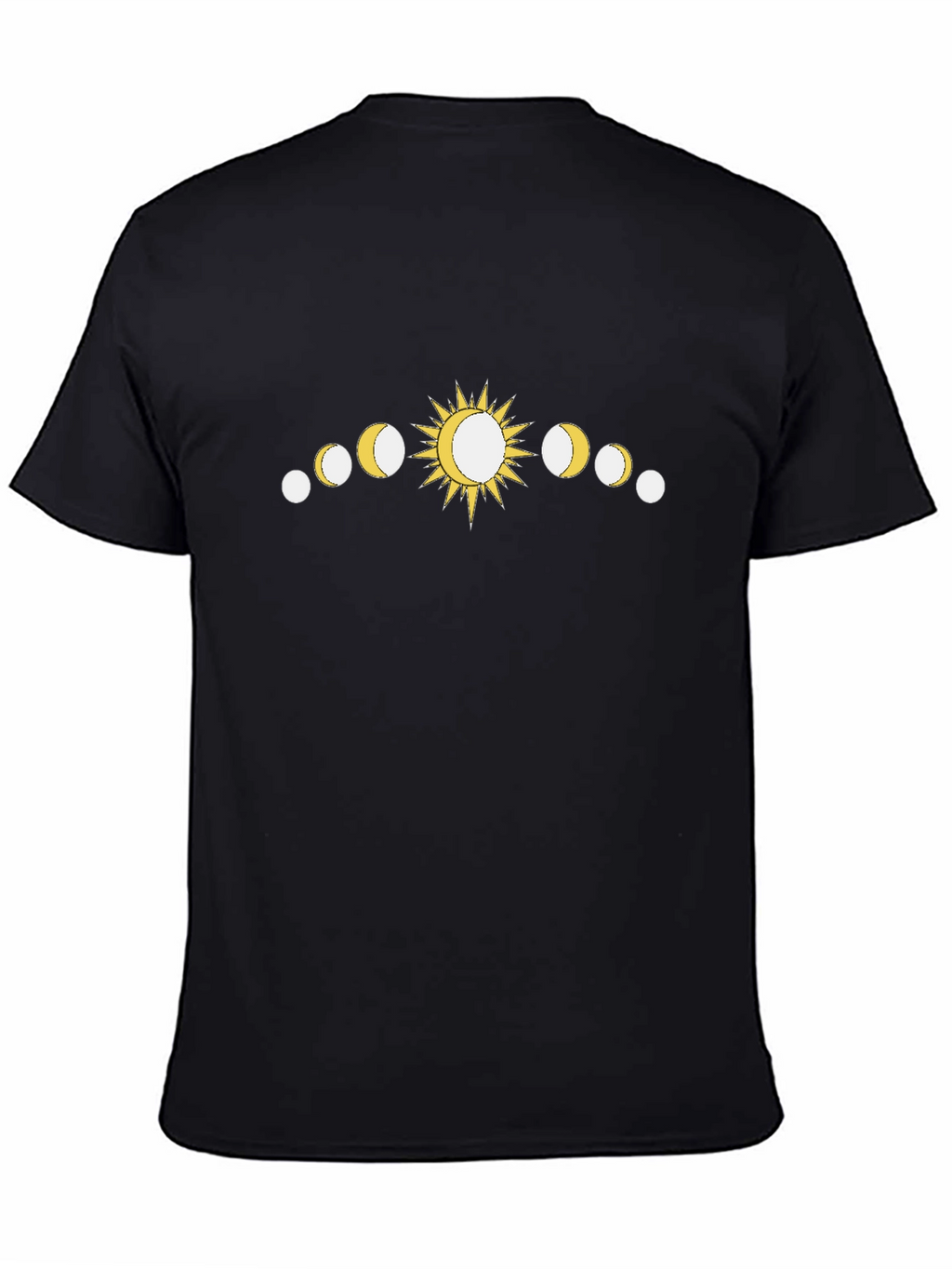 Sun and Moon Phases Graphic T-Shirt