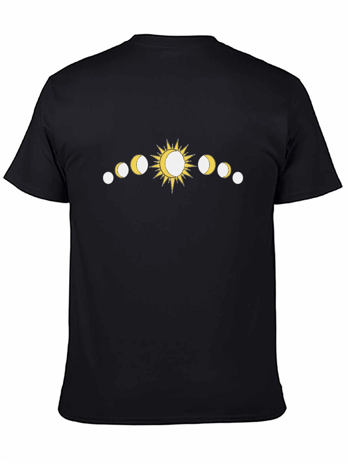 Sun and Moon Phases Graphic T-Shirt