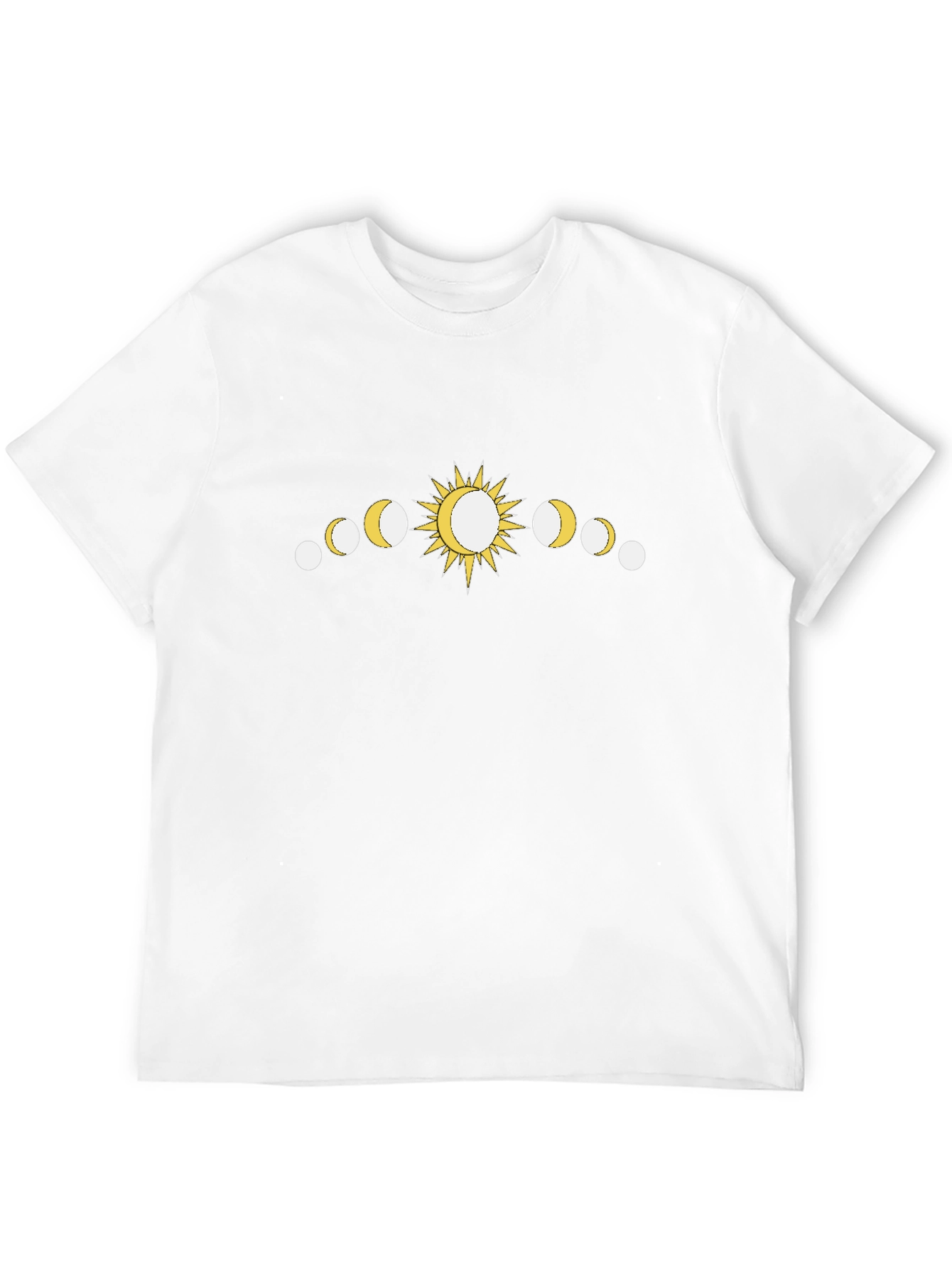 Sun and Moon Phases Graphic T-Shirt