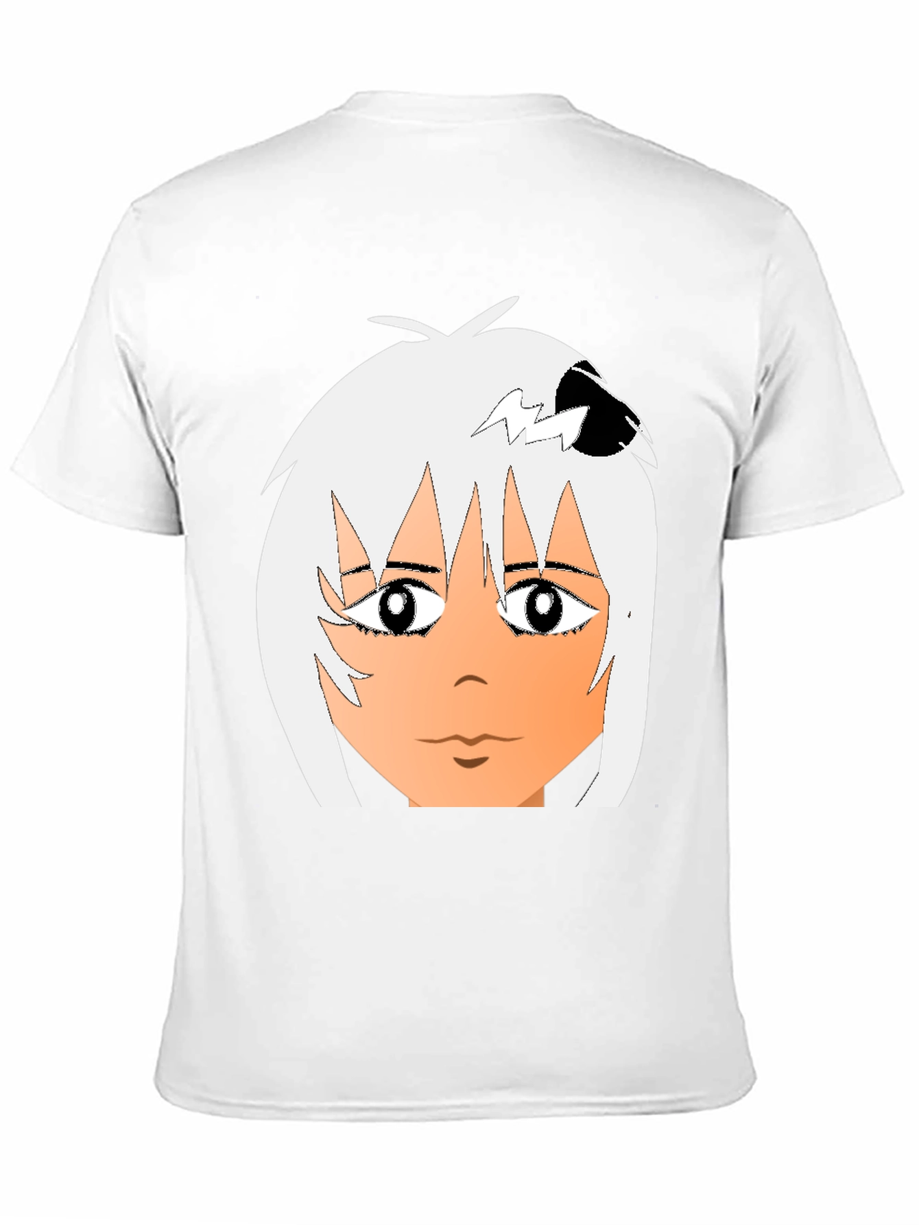 Anime Style Graphic Tee - Cool Black T-Shirt