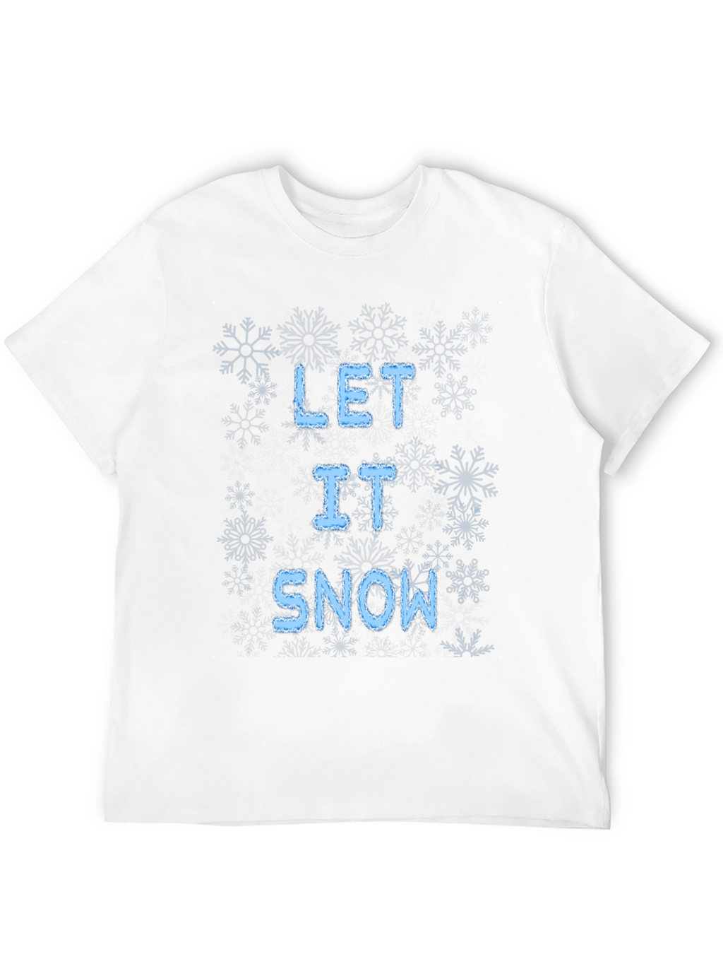 Let It Snow Graphic T-Shirt Winter Holiday Tee