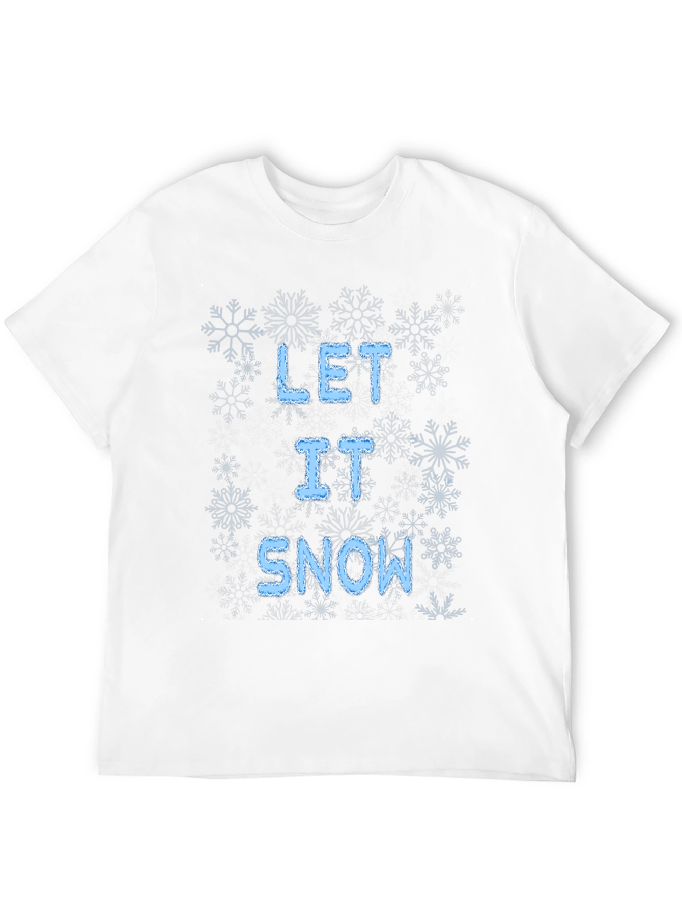 Let It Snow Graphic T-Shirt Winter Holiday Tee