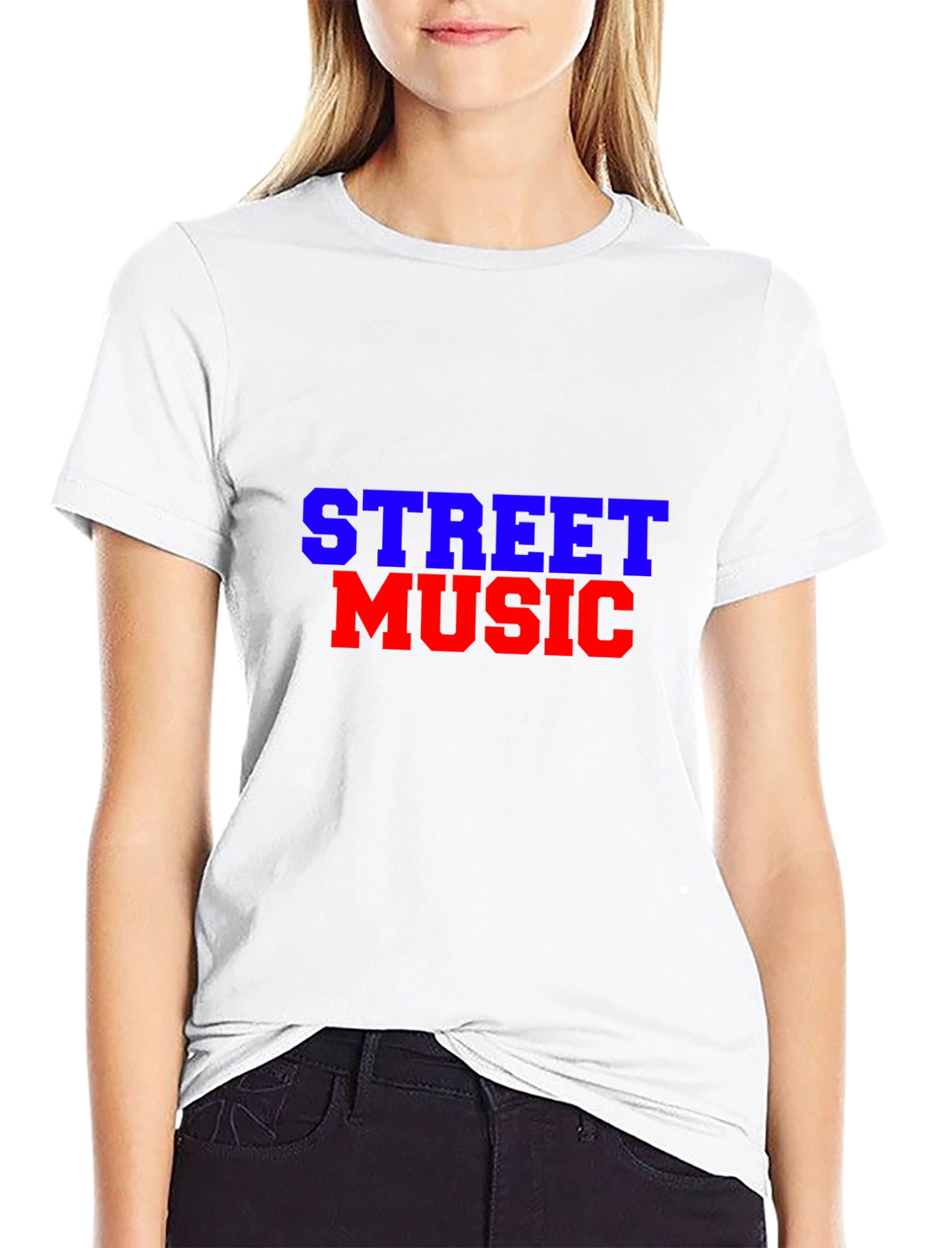 Street Music Graphic Tee - Black