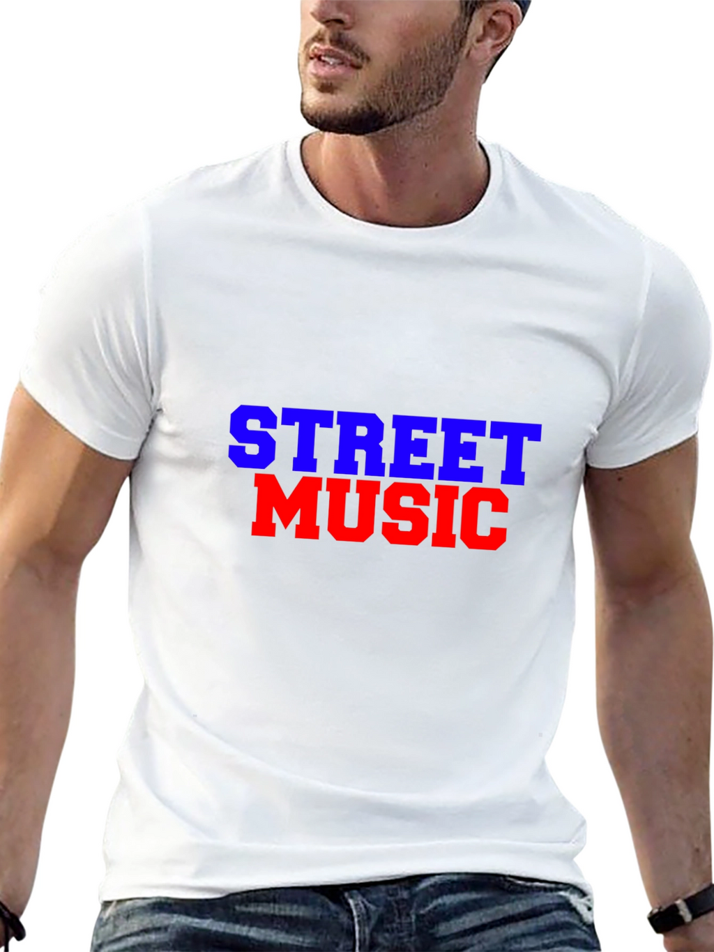 Street Music Graphic Tee - Black