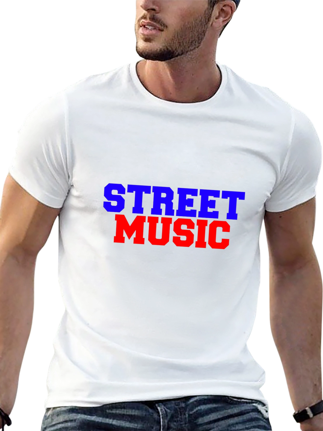 Street Music Graphic Tee - Black