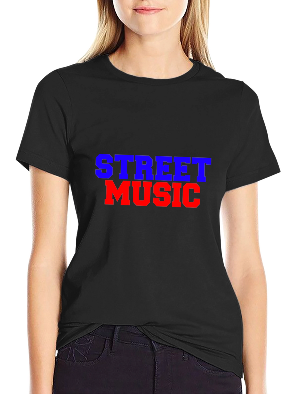 Street Music Graphic Tee - Black