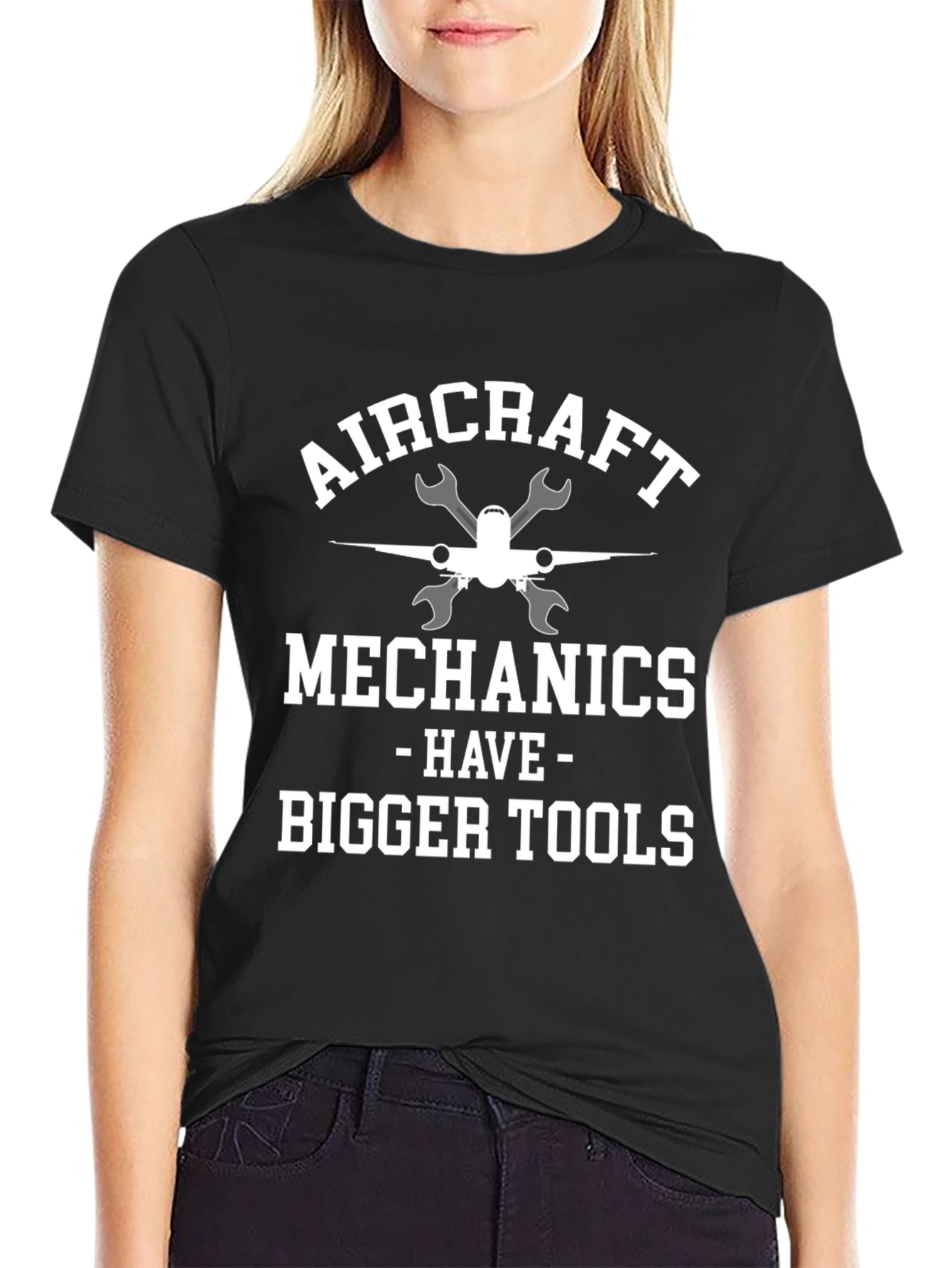 Aircraft Mechanic T-Shirt - Bigger Tools