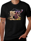 Best Daddy in the Galaxy Black T-Shirt