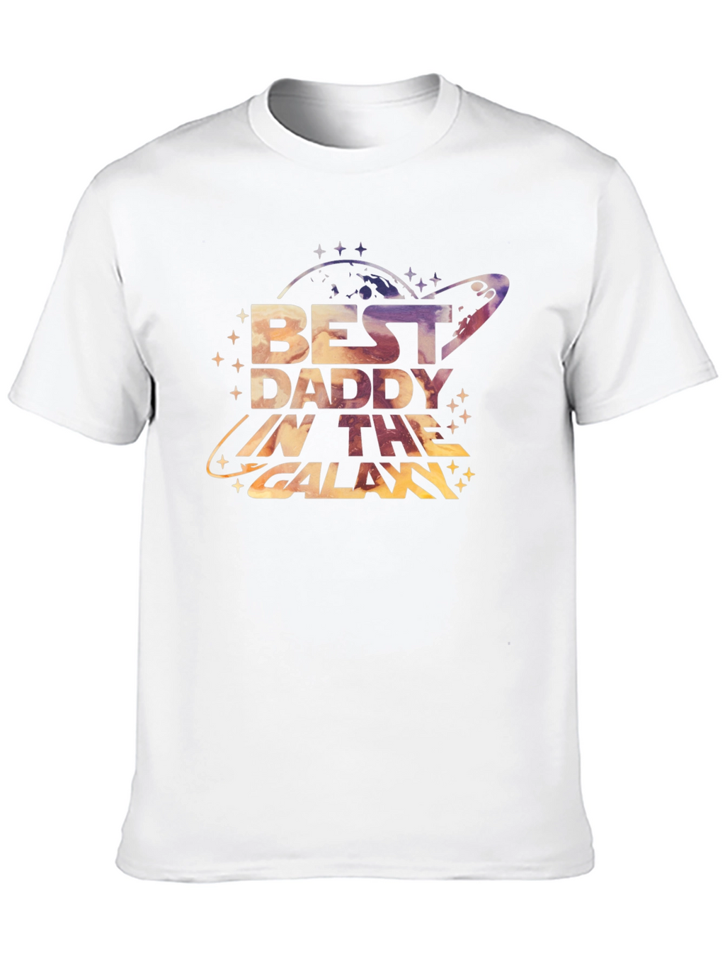 Best Daddy in the Galaxy Black T-Shirt