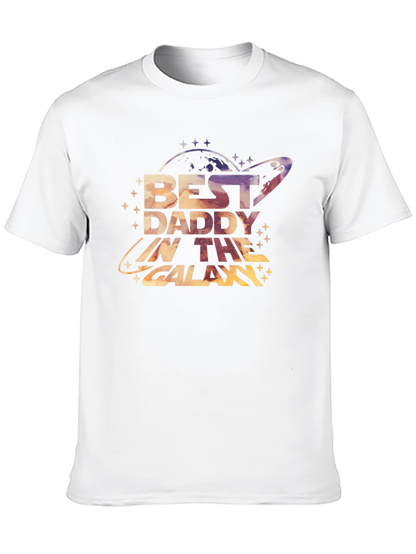 Best Daddy in the Galaxy Black T-Shirt