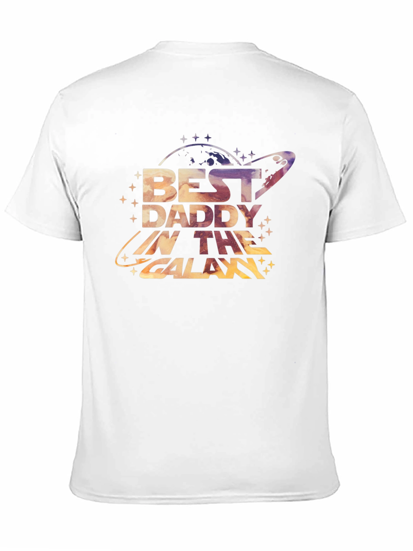 Best Daddy in the Galaxy Black T-Shirt
