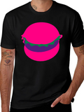 Funky Burger Graphic Tee - Black