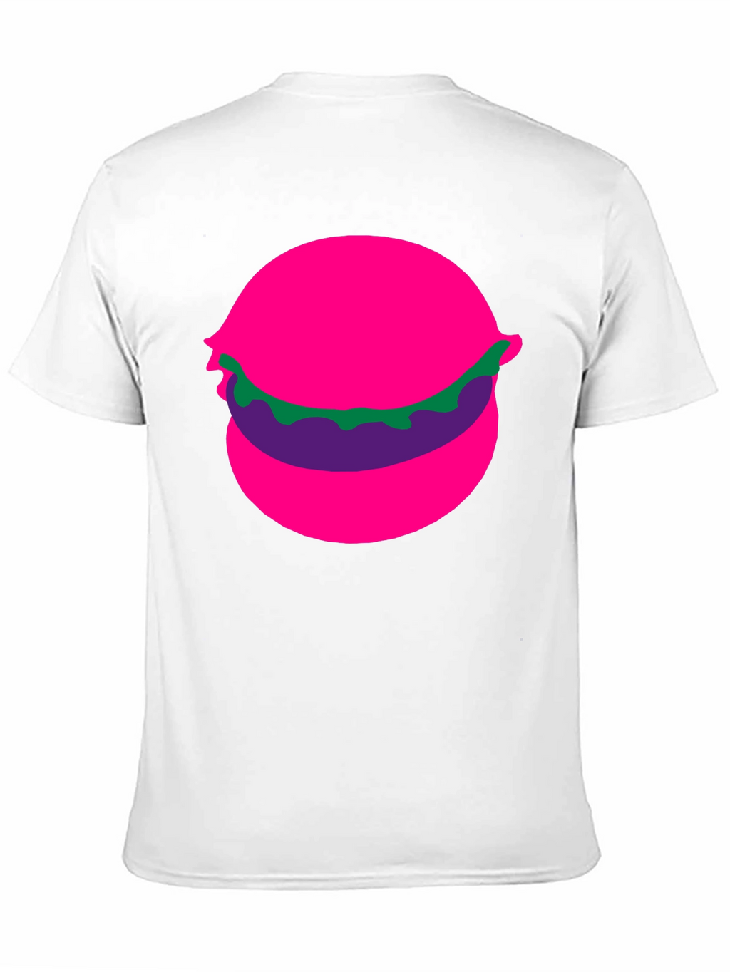 Funky Burger Graphic Tee - Black