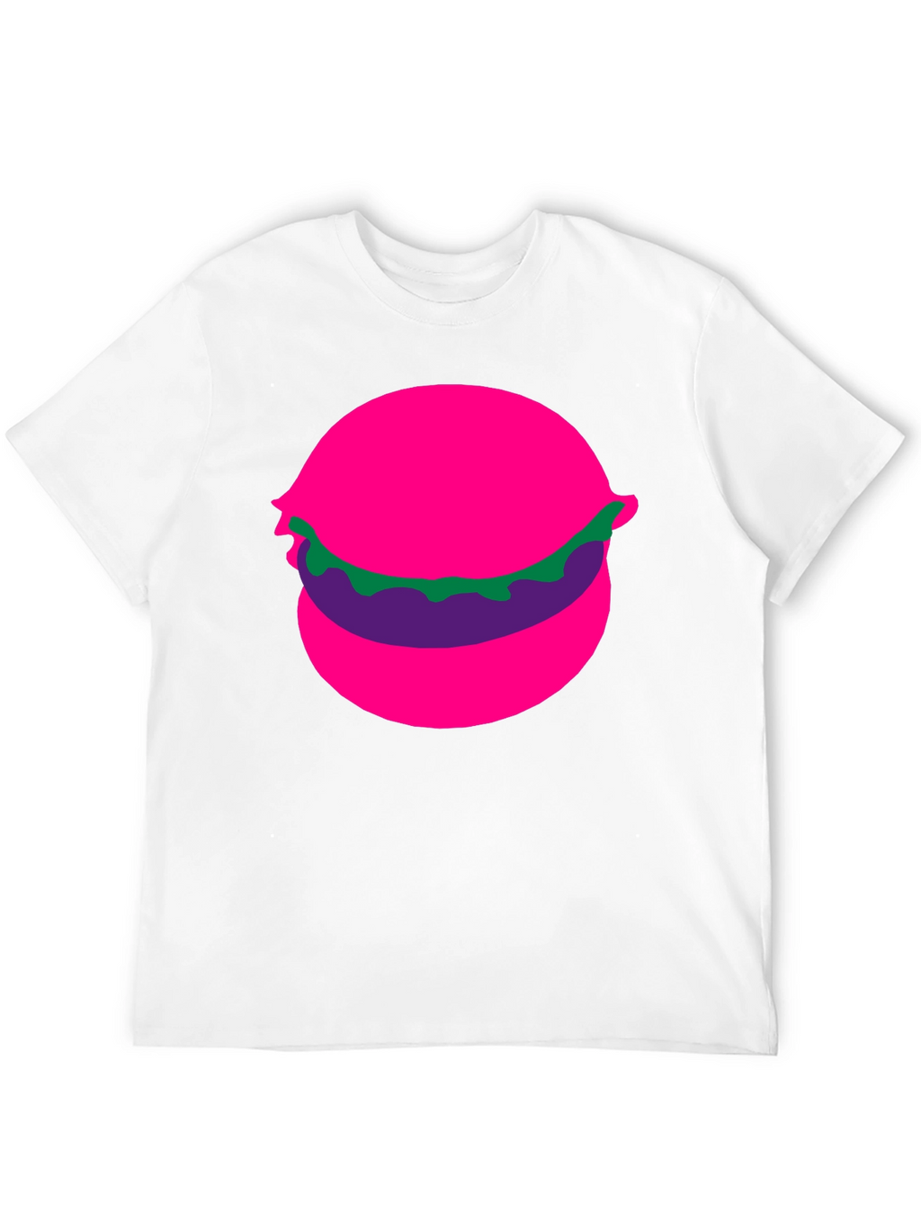 Funky Burger Graphic Tee - Black