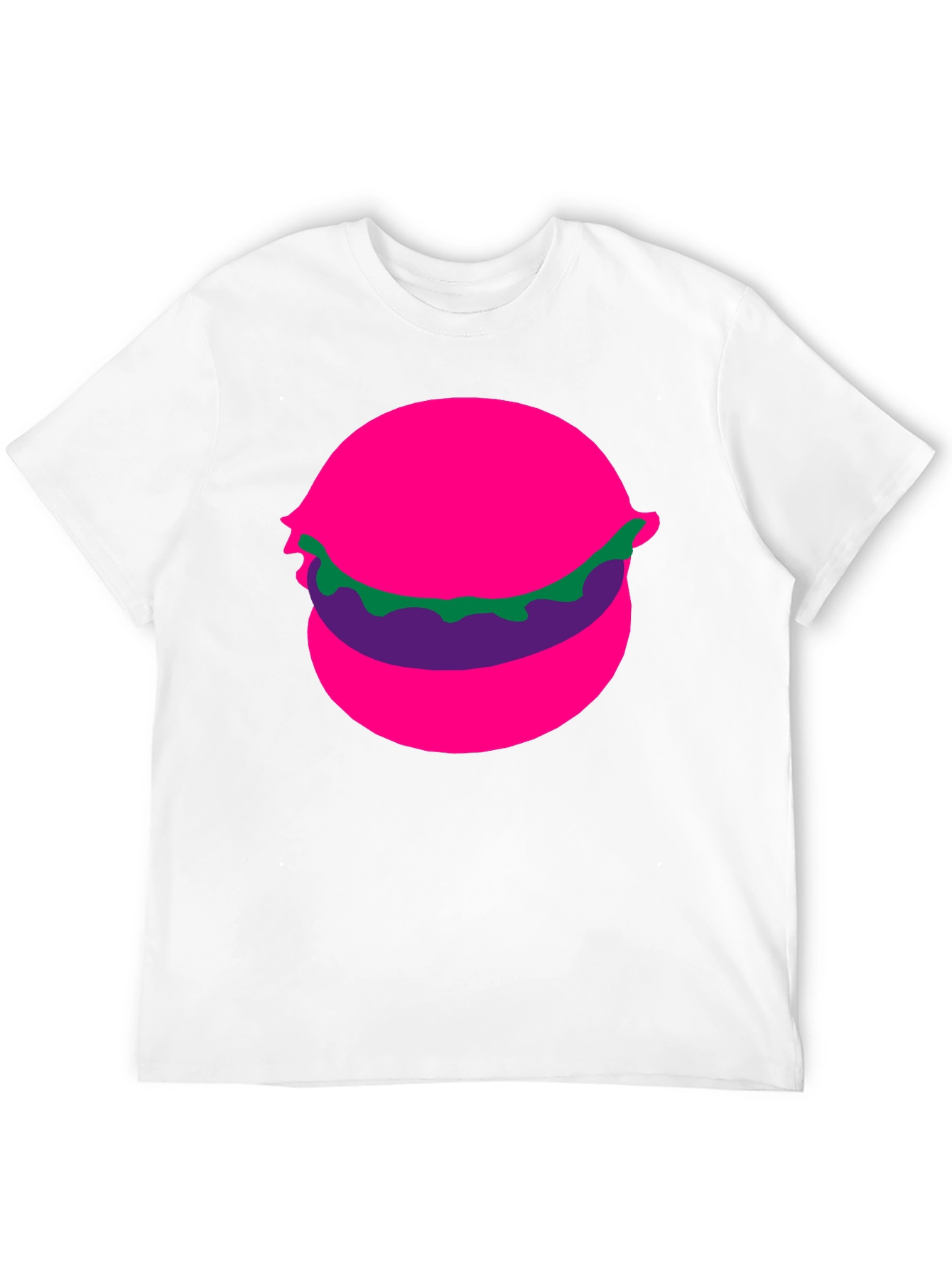 Funky Burger Graphic Tee - Black