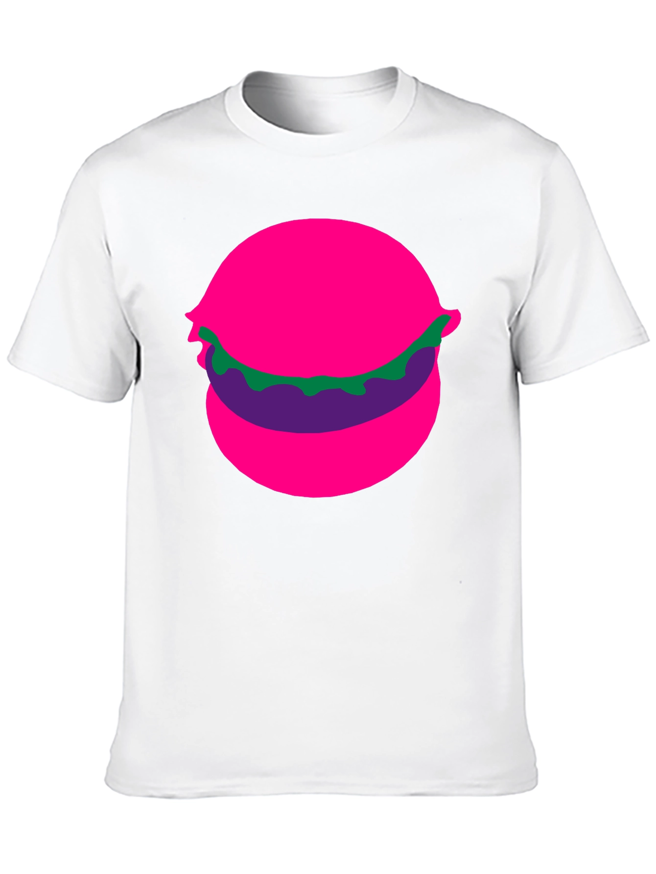 Funky Burger Graphic Tee - Black