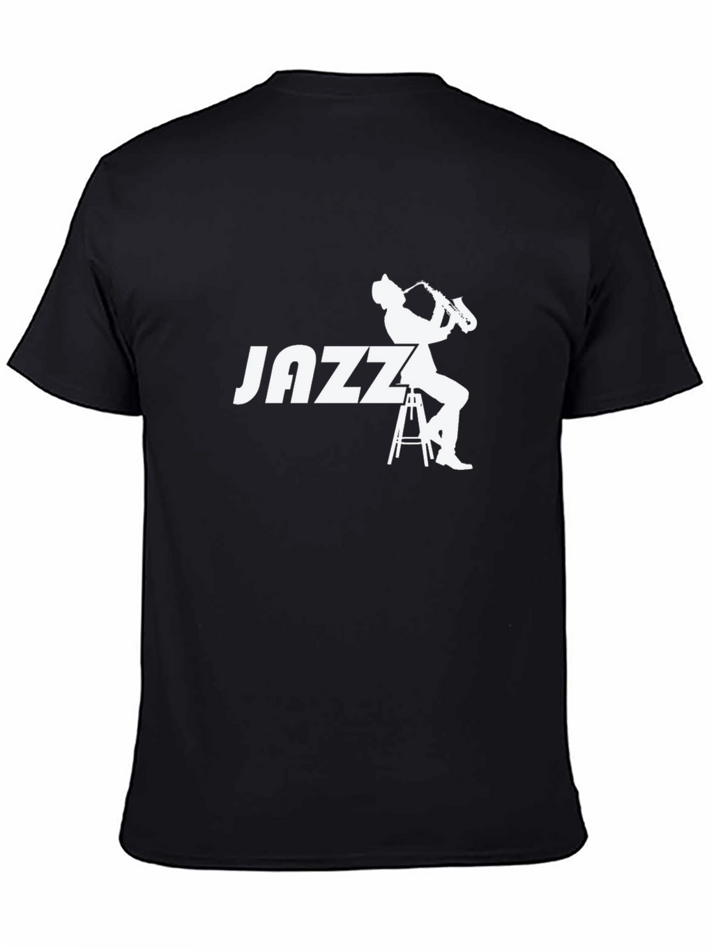 Jazz Musician Graphic Tee - Black