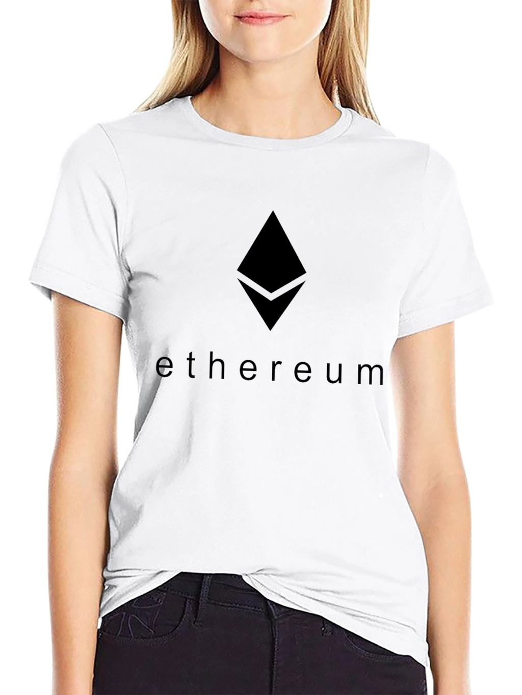 Ethereum Crypto Logo T-Shirt - Casual Style