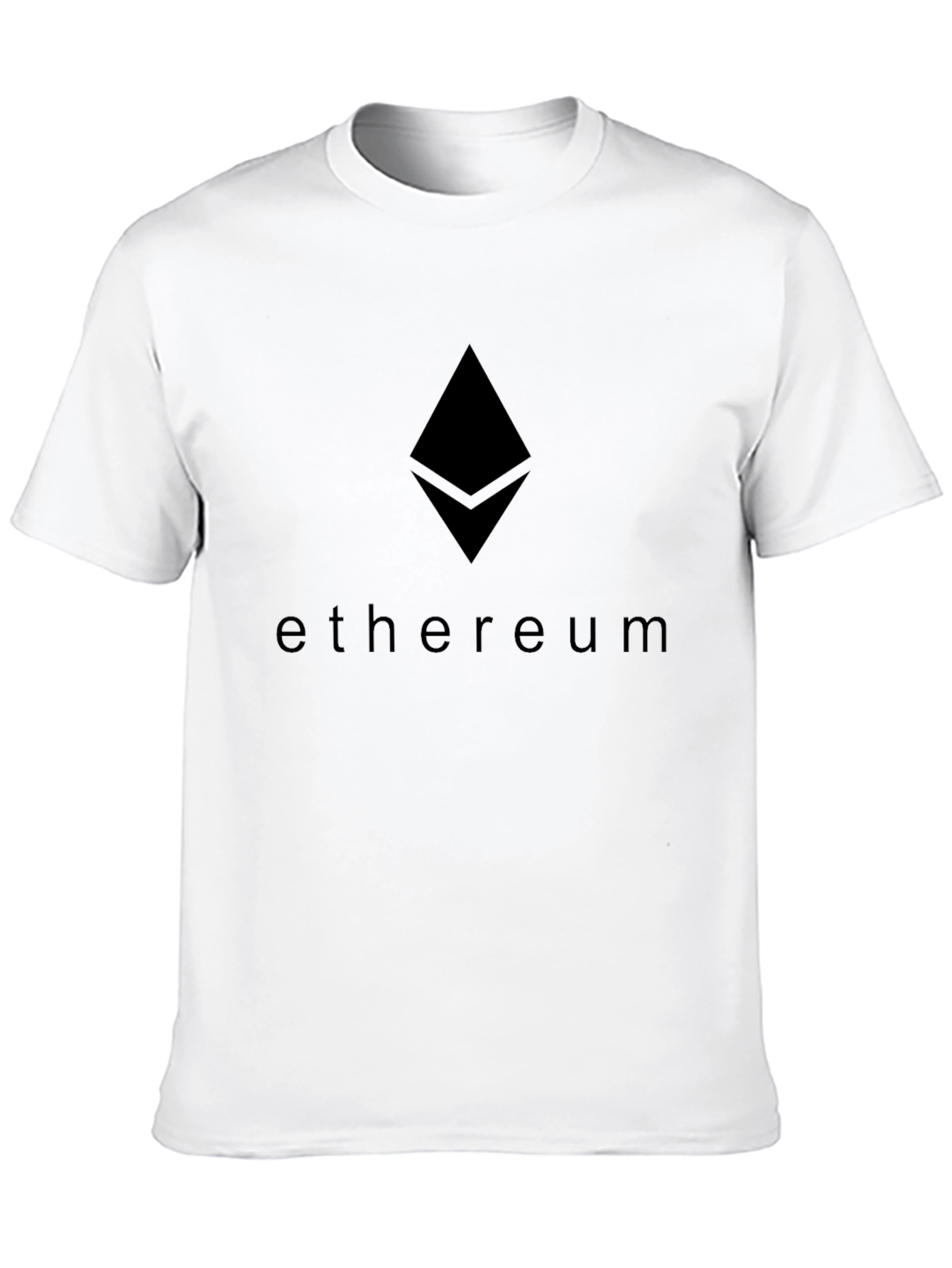 Ethereum Crypto Logo T-Shirt - Casual Style