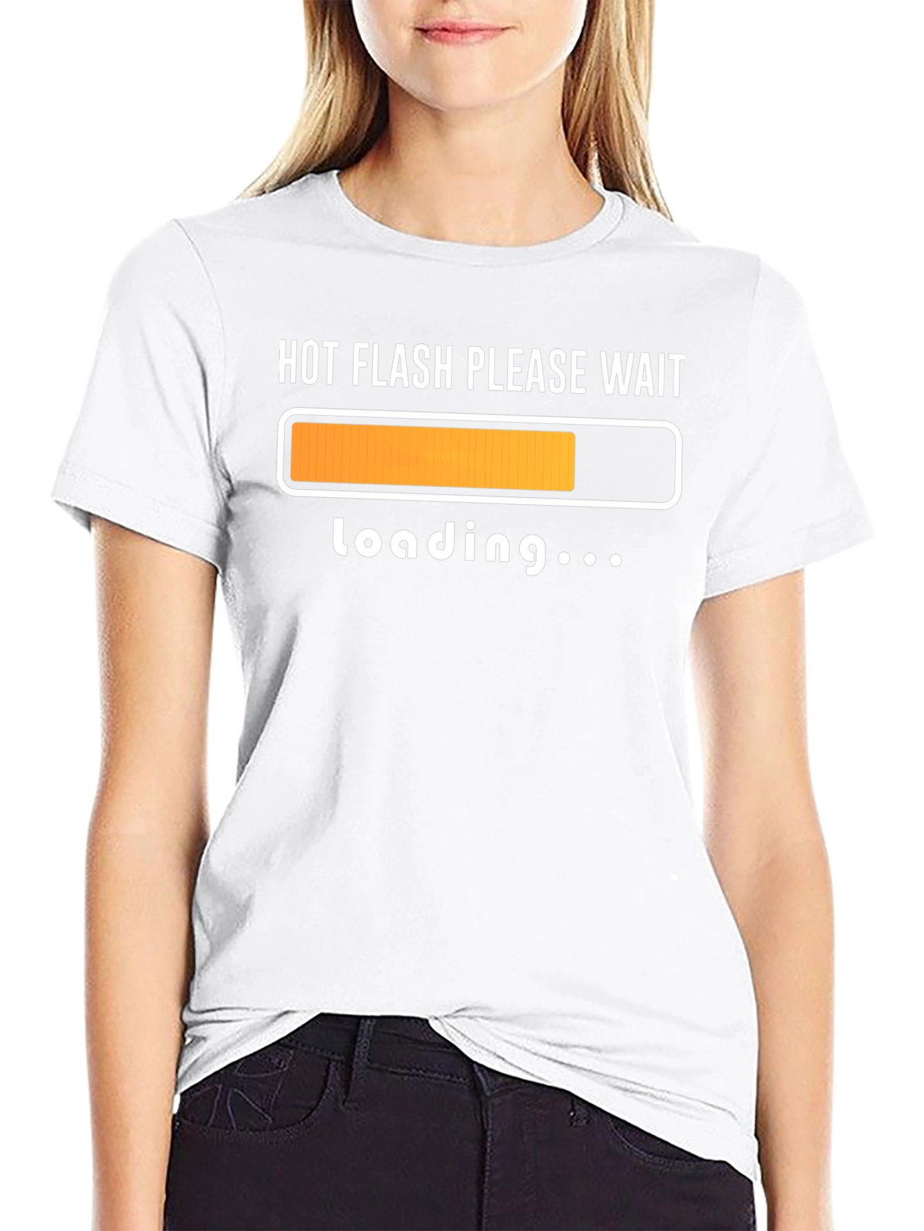 Hot Flash Loading T-Shirt Funny Menopause Tee
